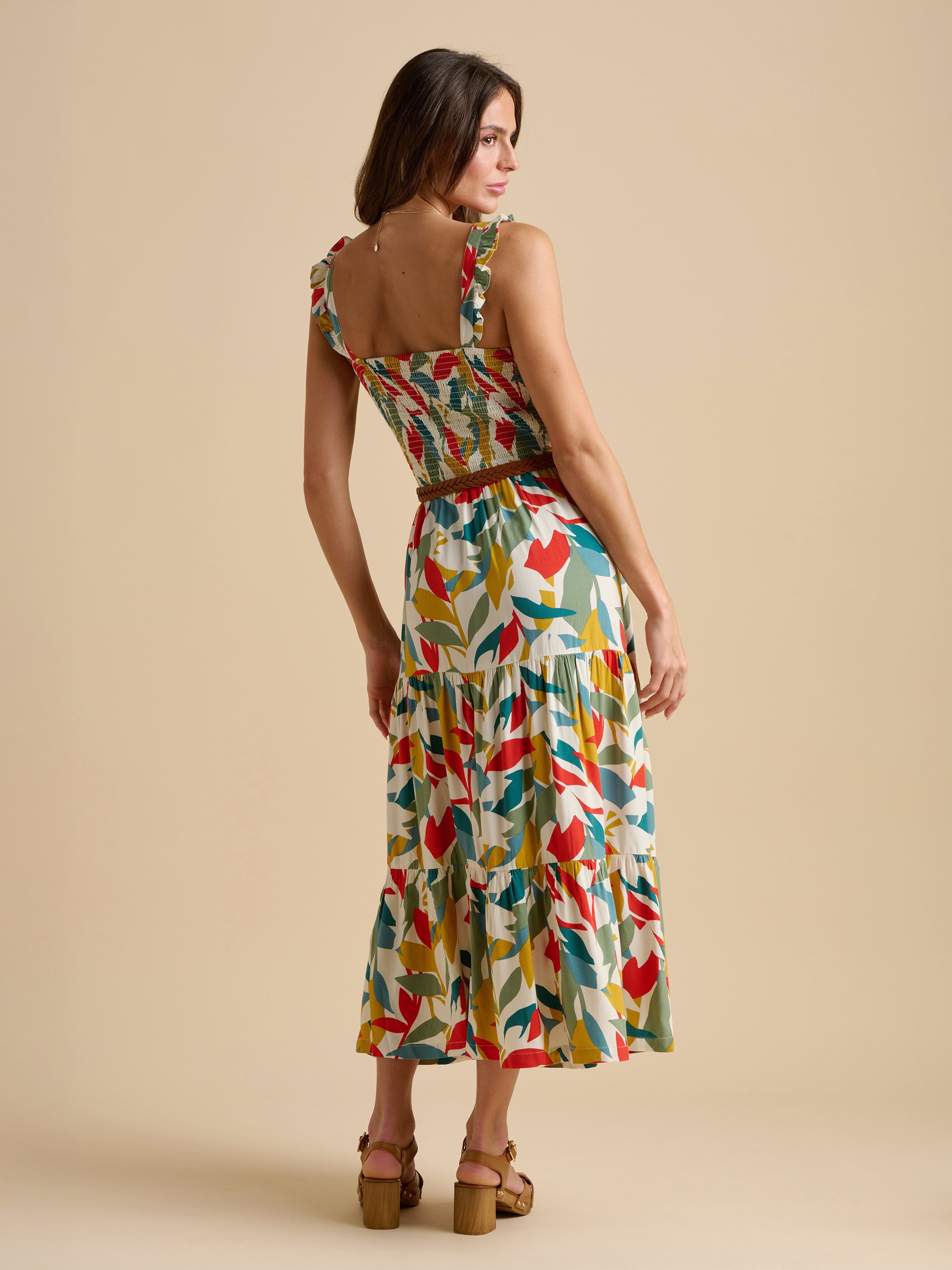Falling Leaves Maxi Dress