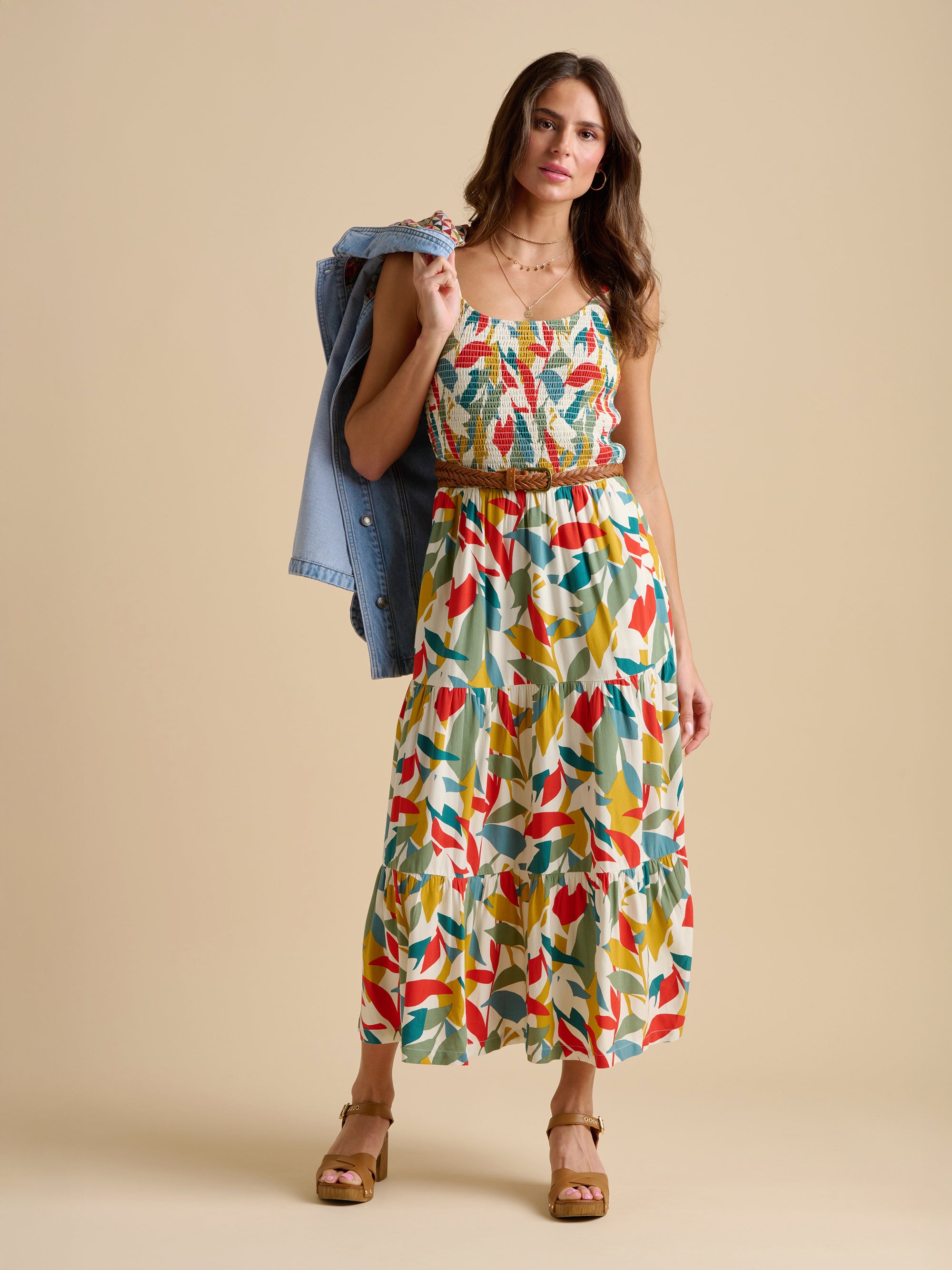 Falling Leaves Maxi Dress