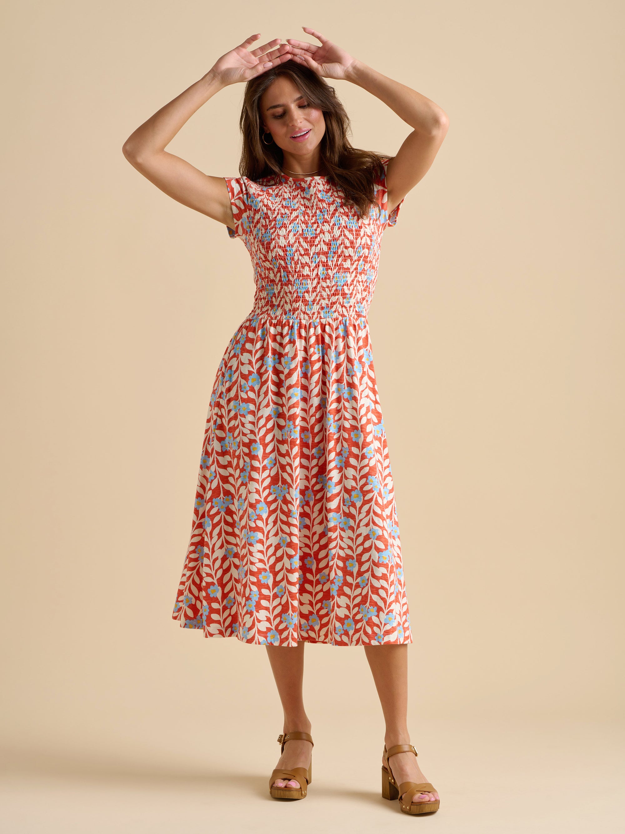 Spring Vine Midi Dress