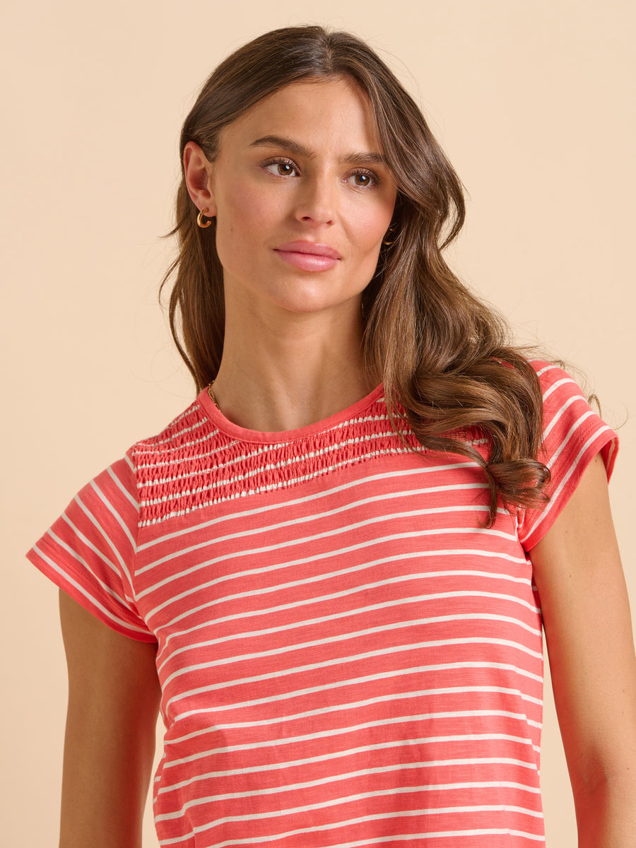 Women's Small Logo T-shirt - Coral
