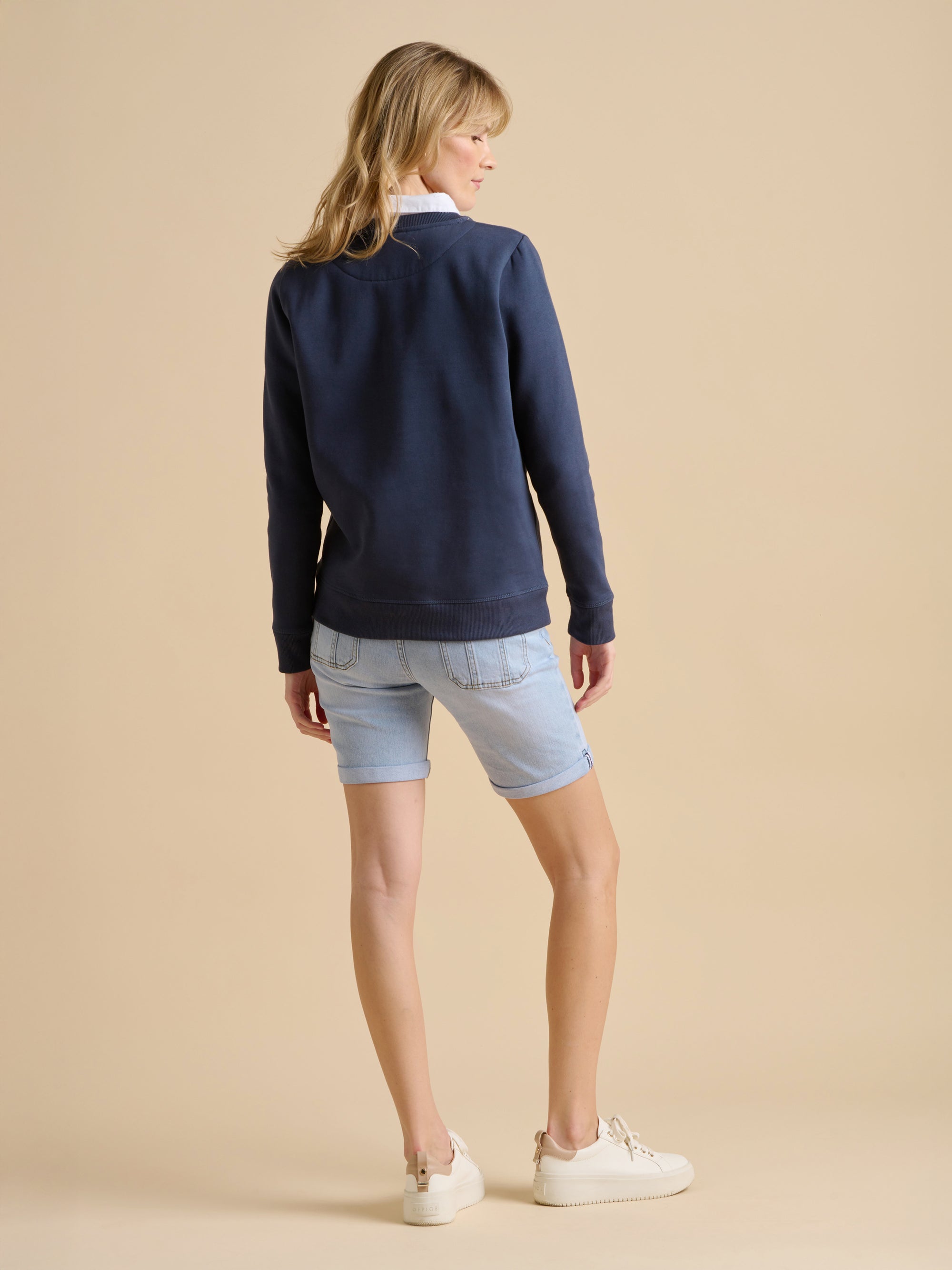 Chest Stripe Crew Neck Sweat