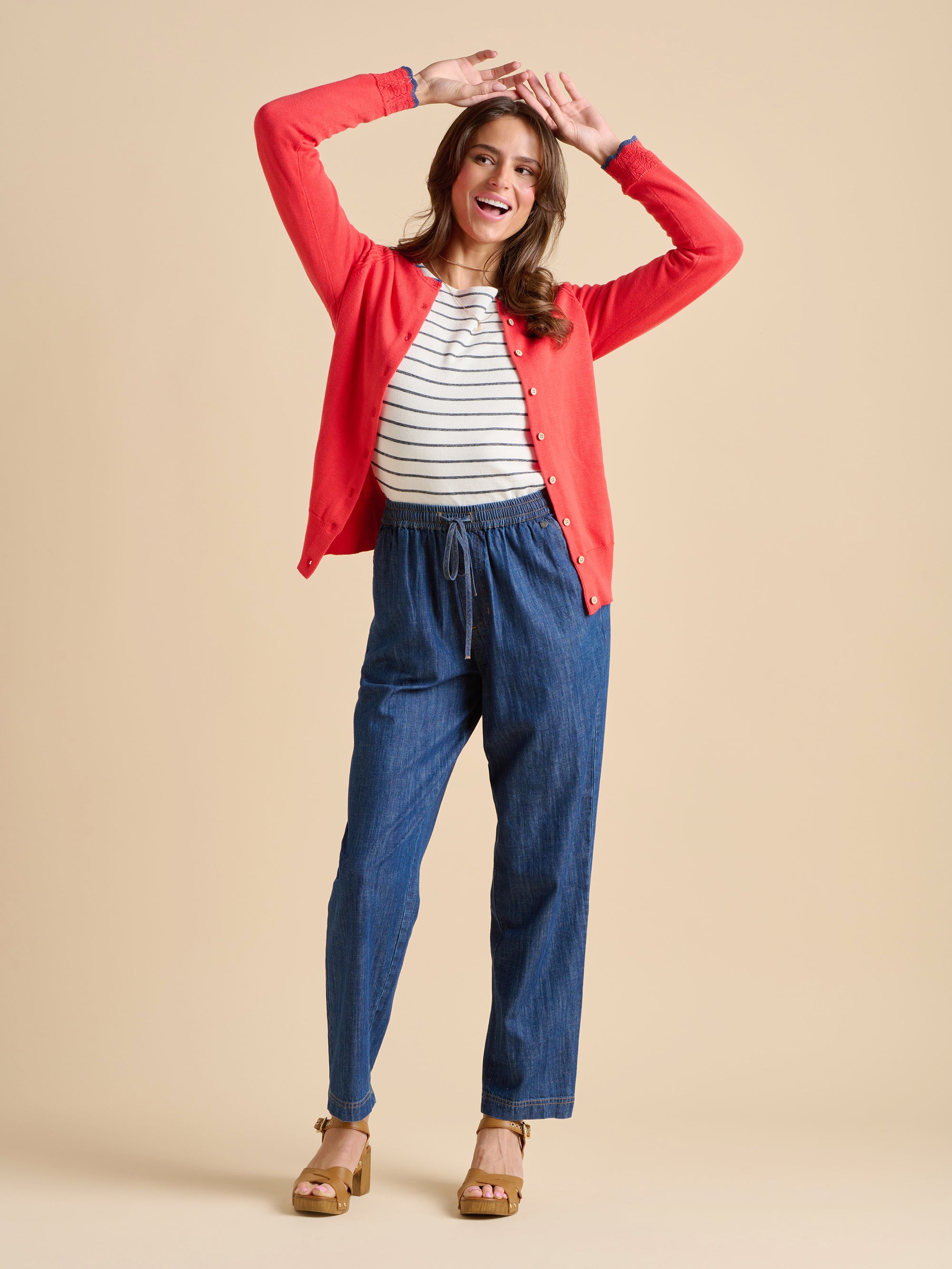 Frill Neck Cardigan