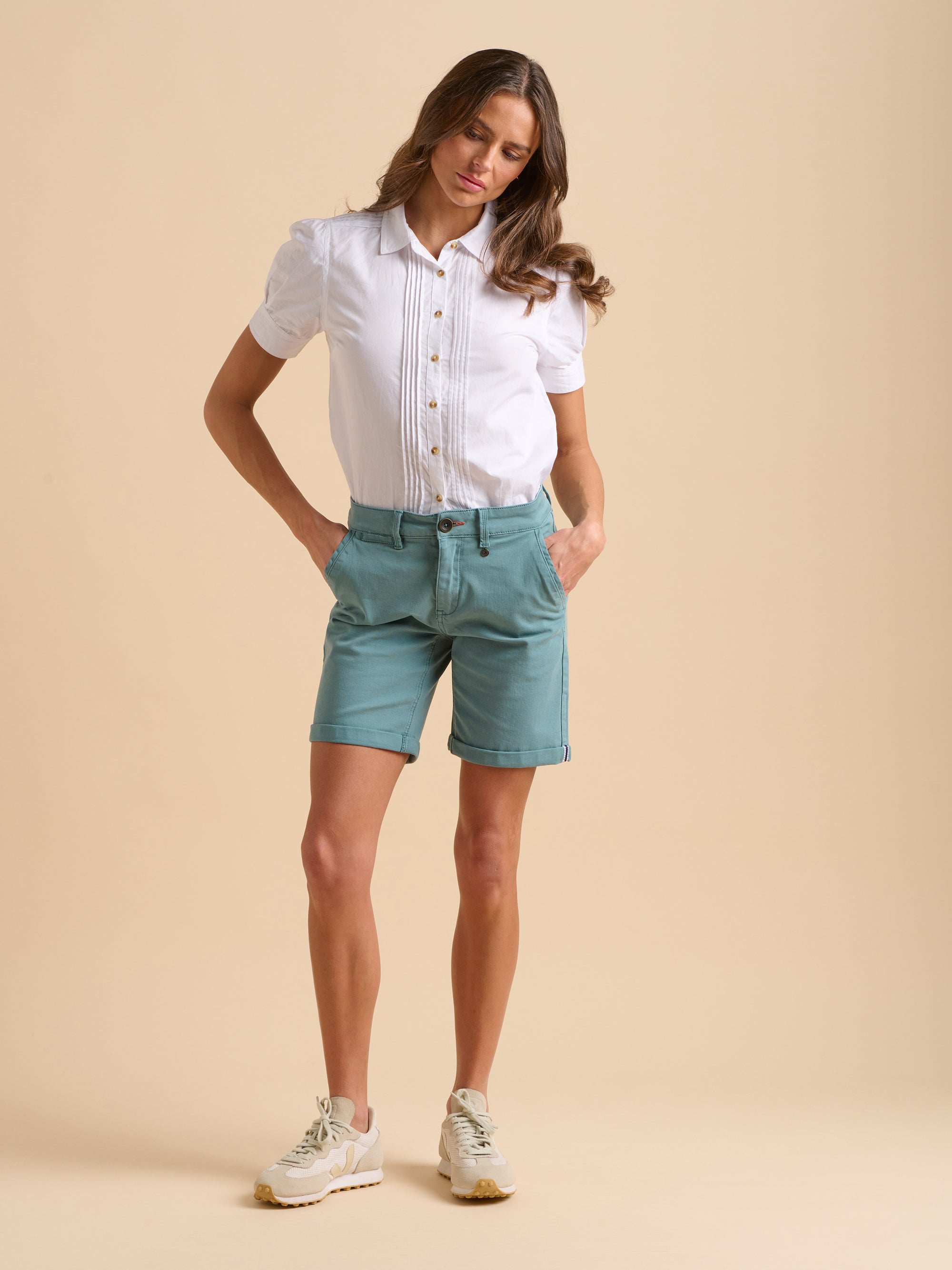 Blue Chino Short