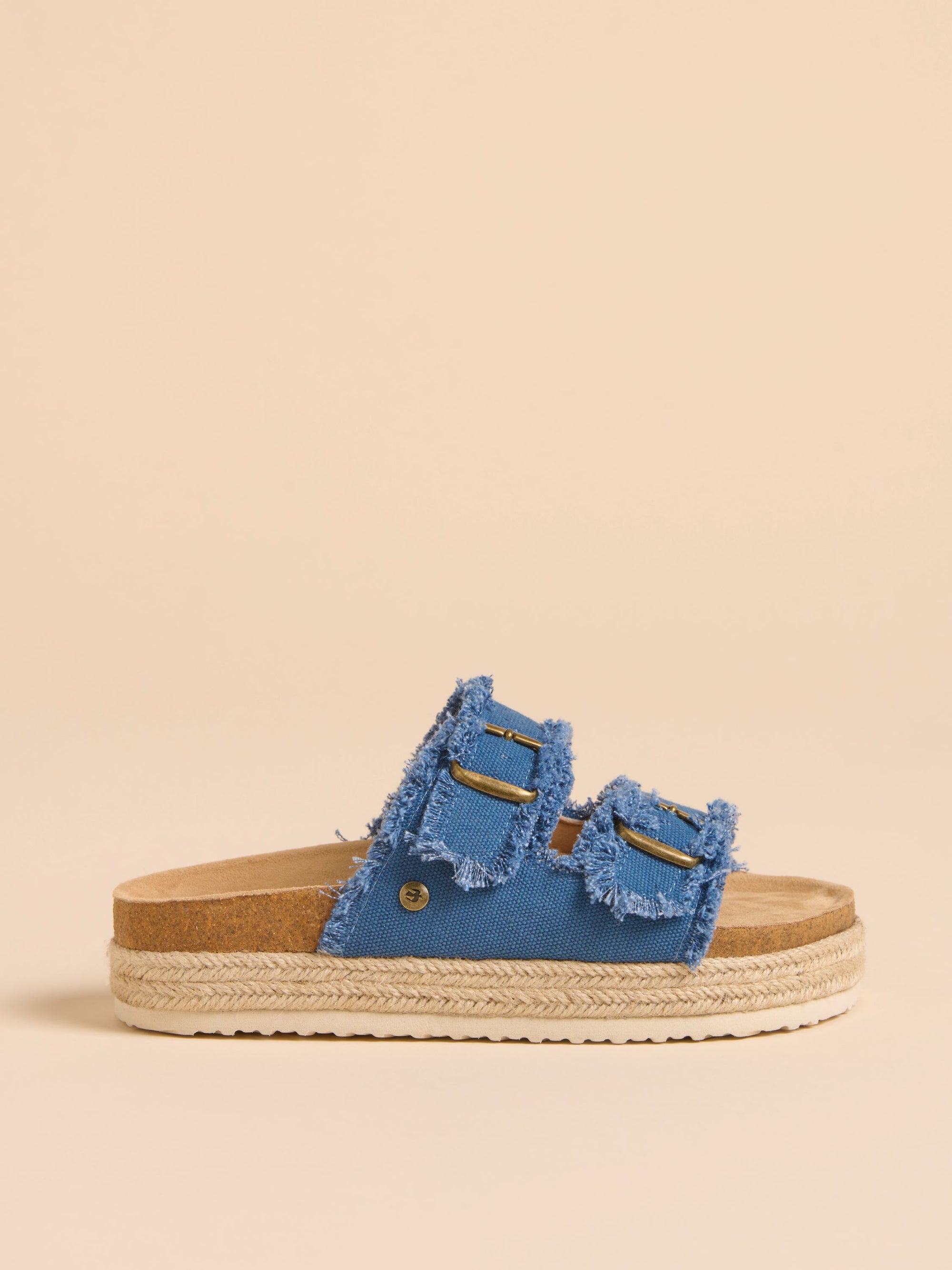Denim Platform Sandals