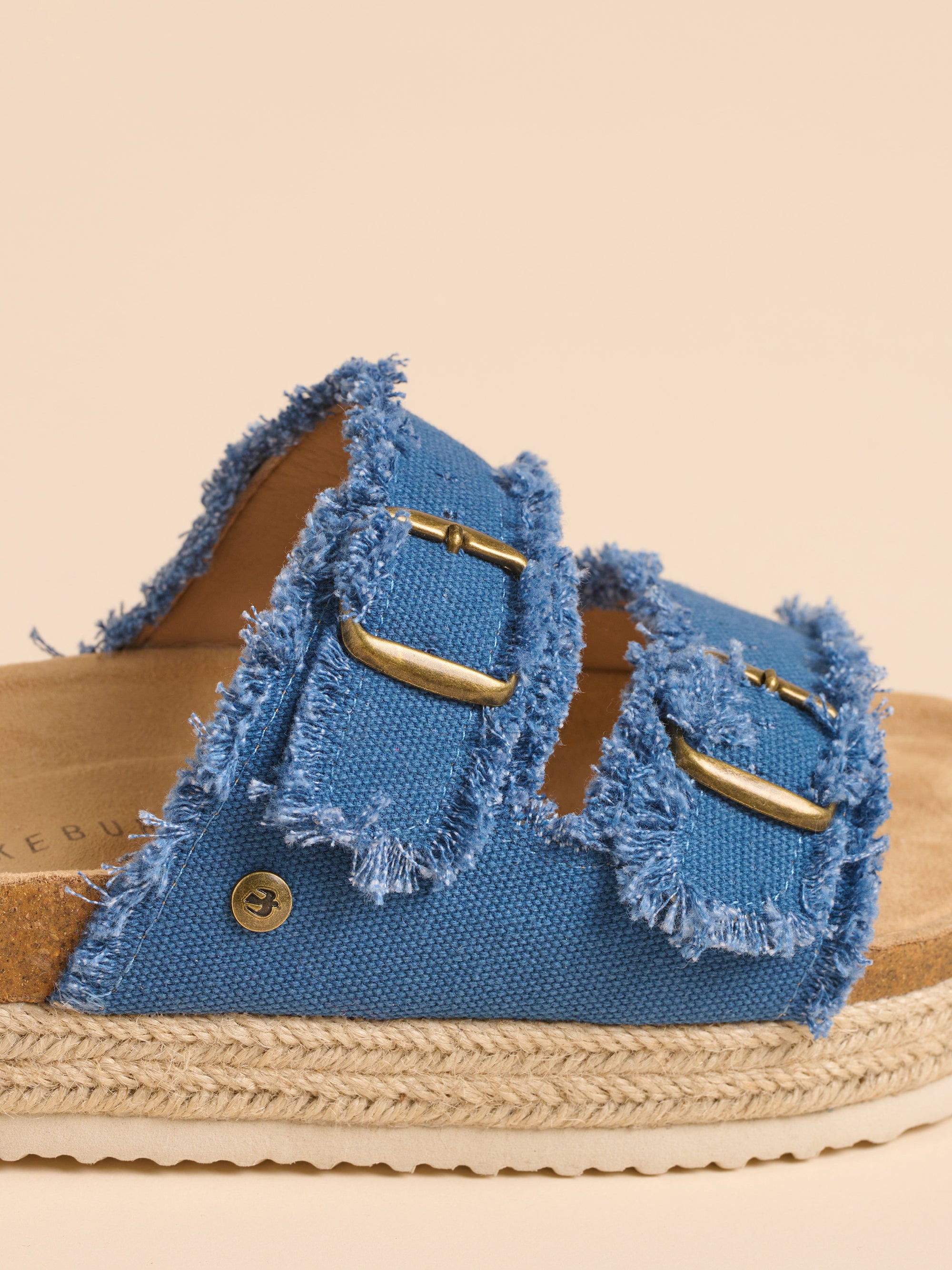 Denim Platform Sandals