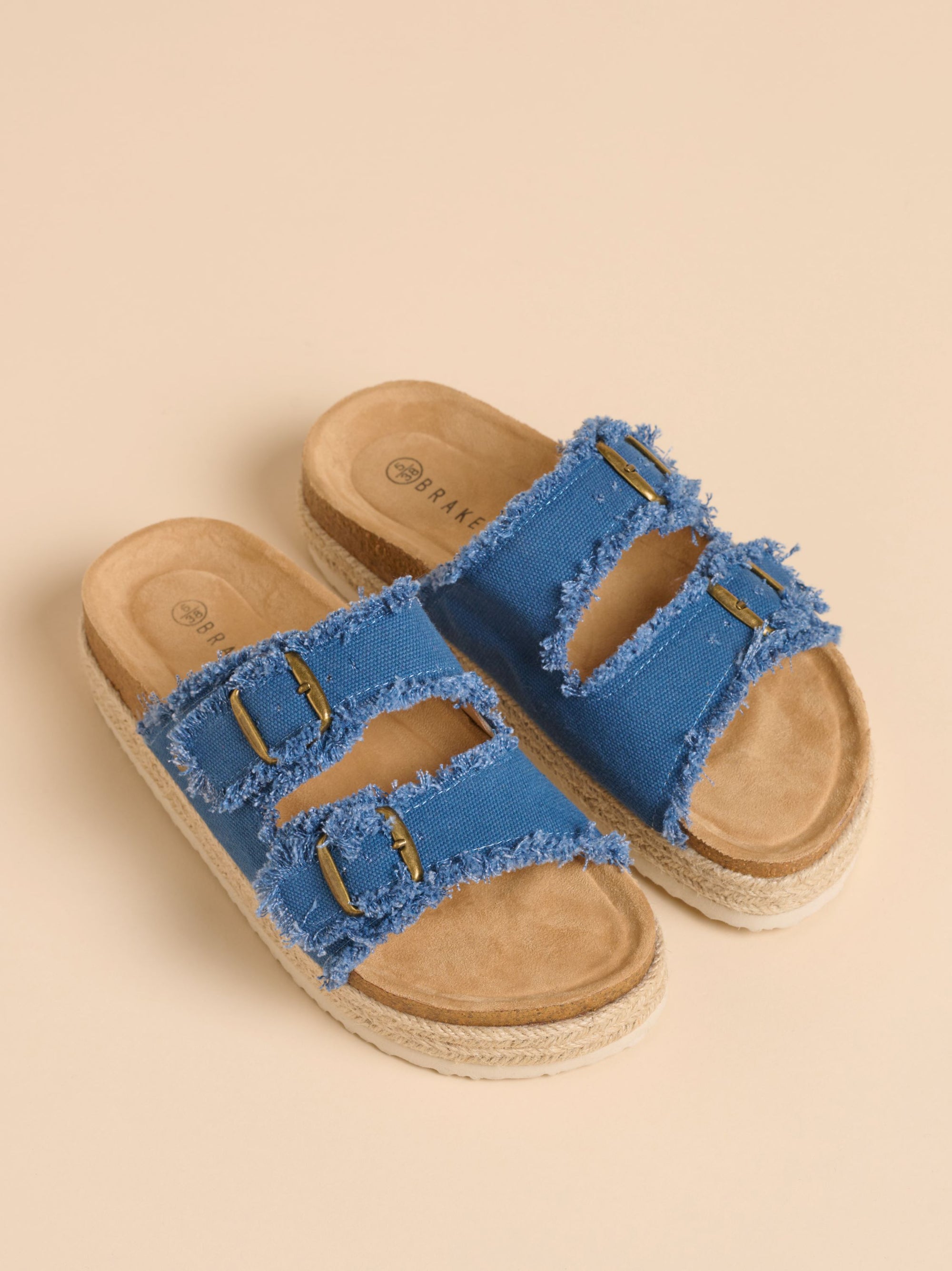 Denim Platform Sandals
