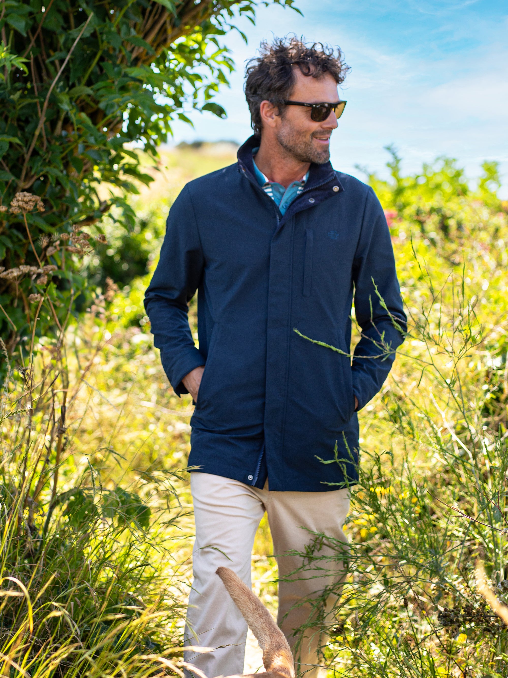 Navy Trench Coat