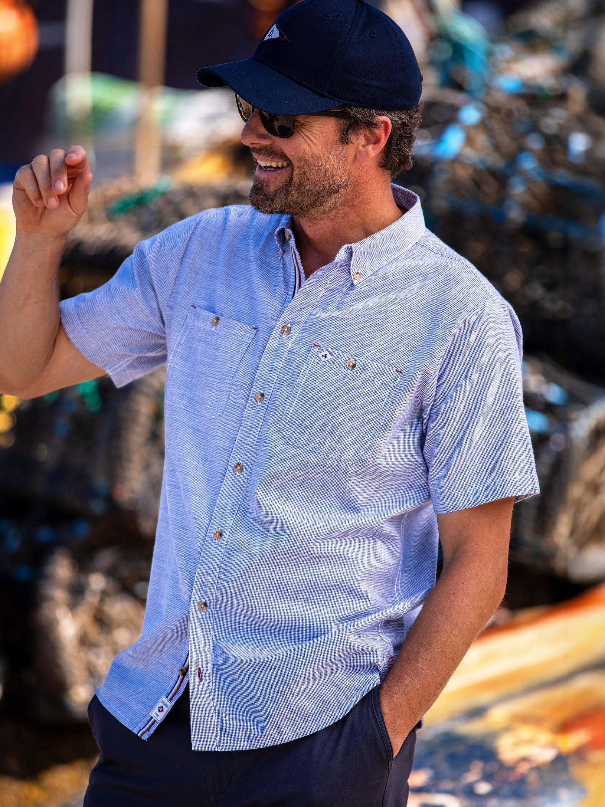 Blue Texture Shirt