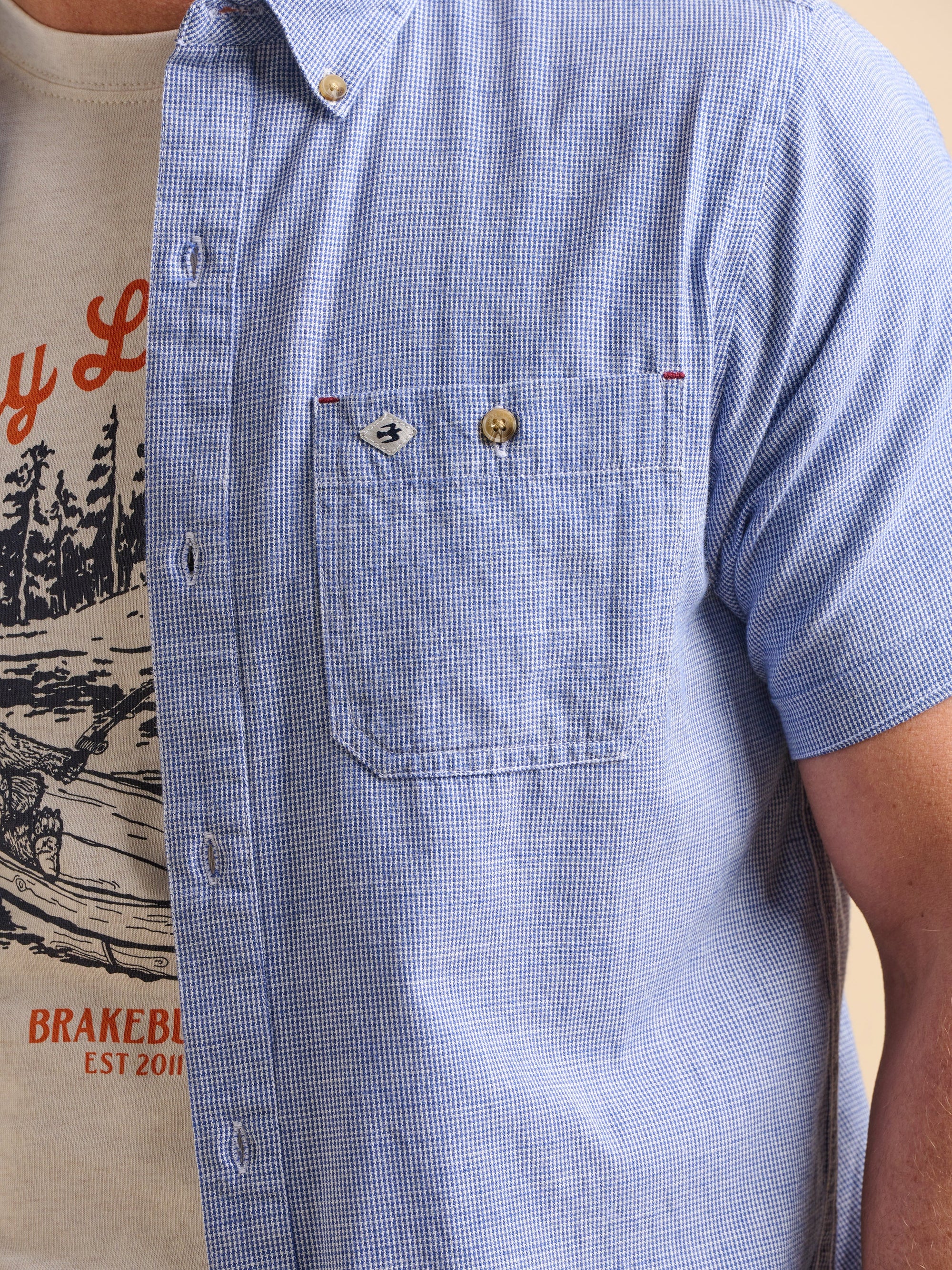 Blue Texture Shirt