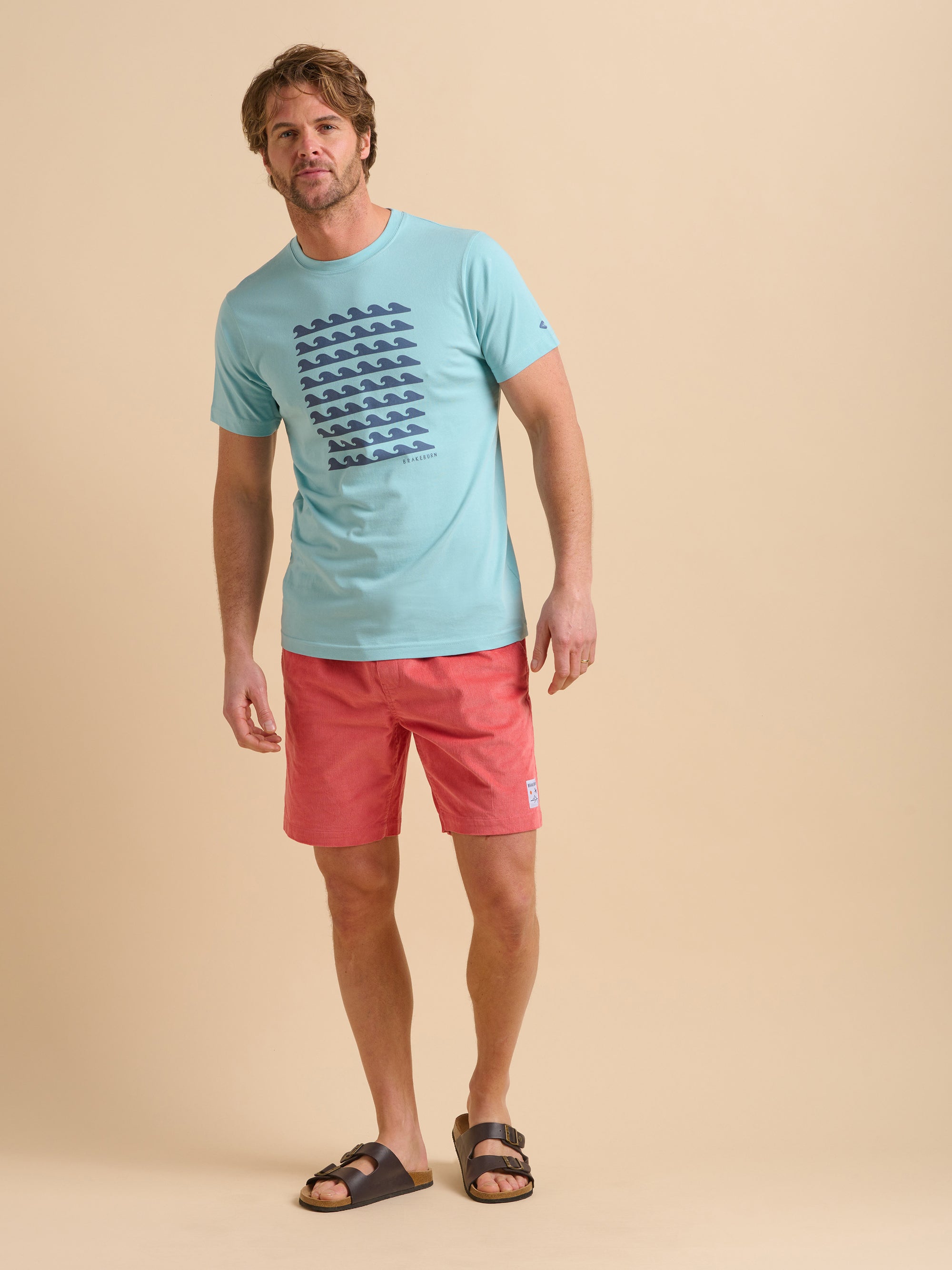 Pink Cord Shorts