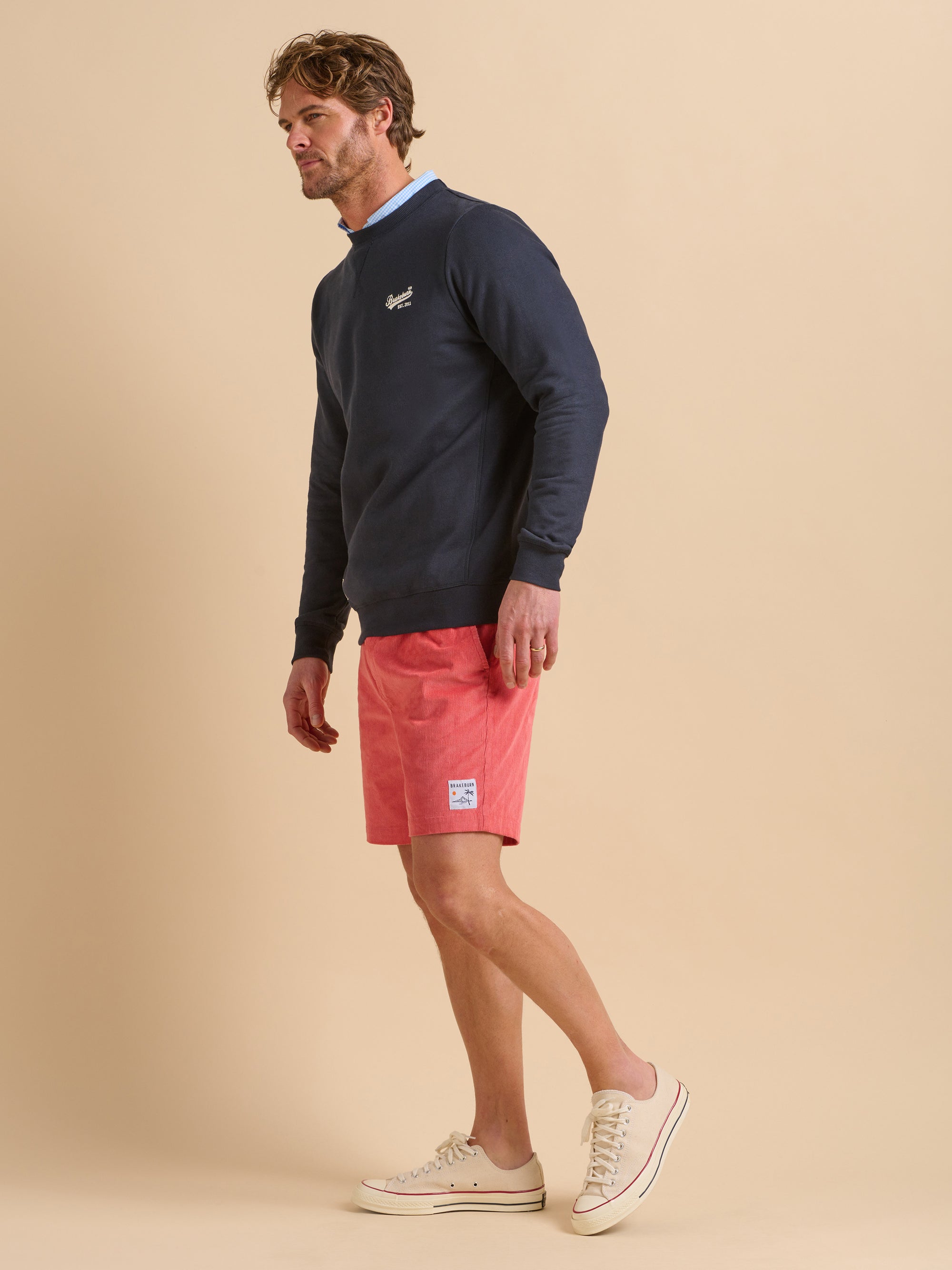 Pink Cord Shorts