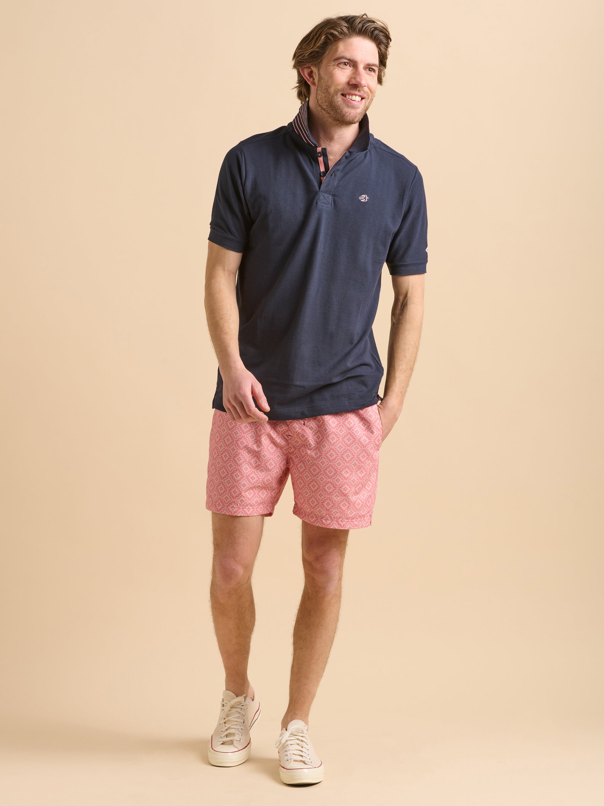 Pink Tile Swimshort