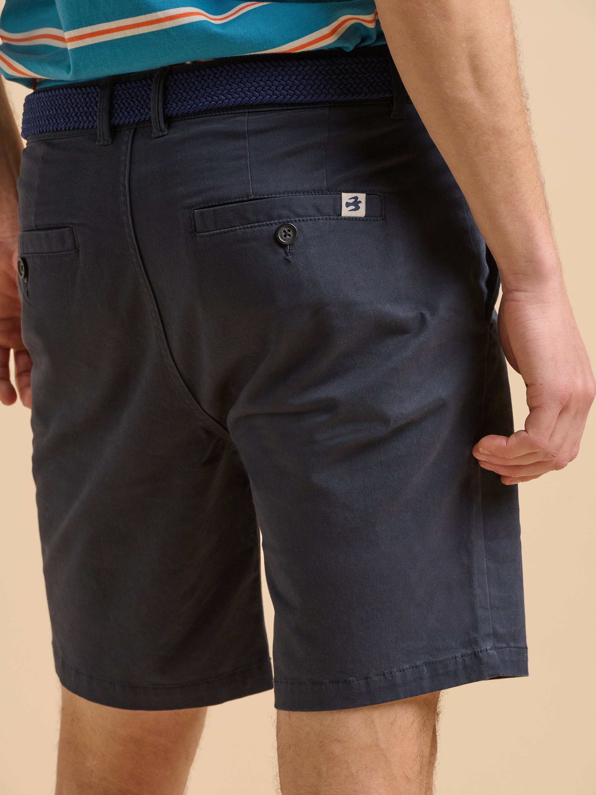 Navy Chino Short