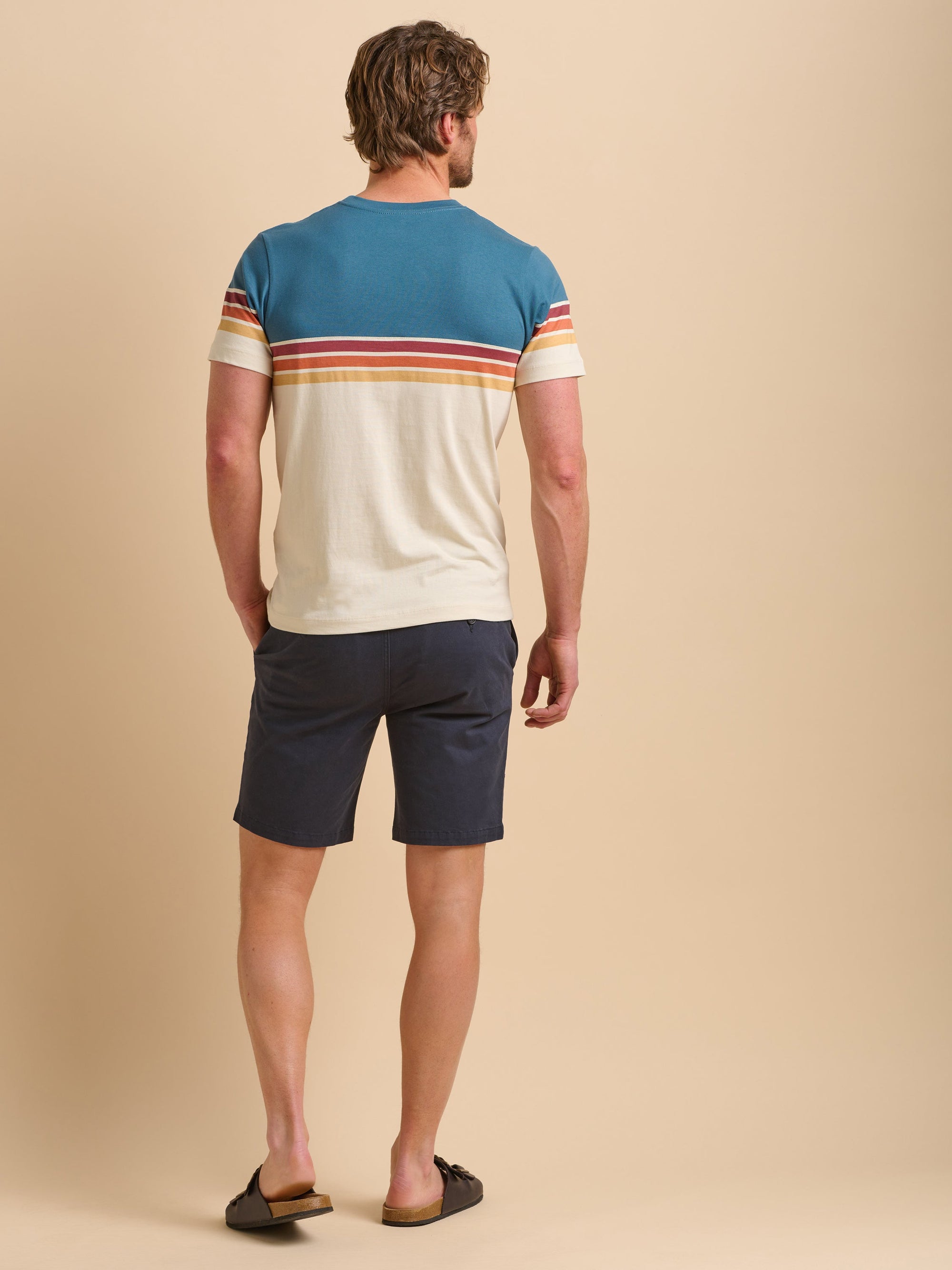 Colour Block Stripe Tee