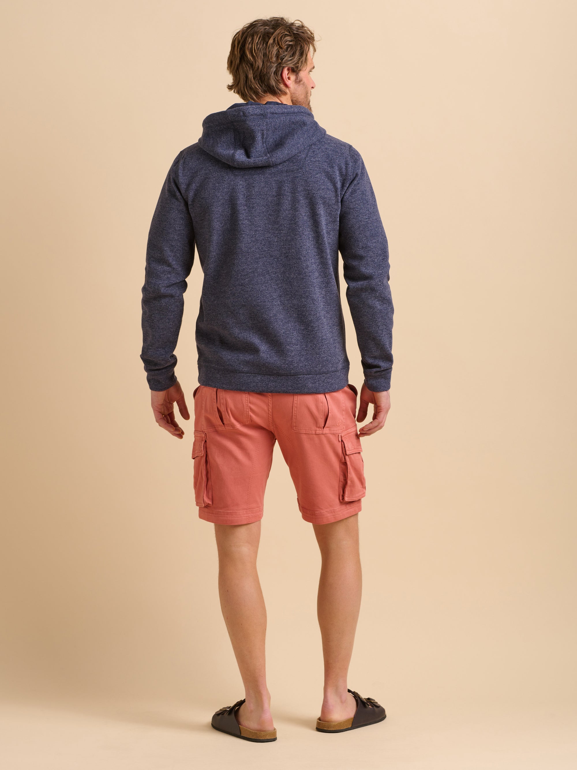 Navy Marl Hoodie