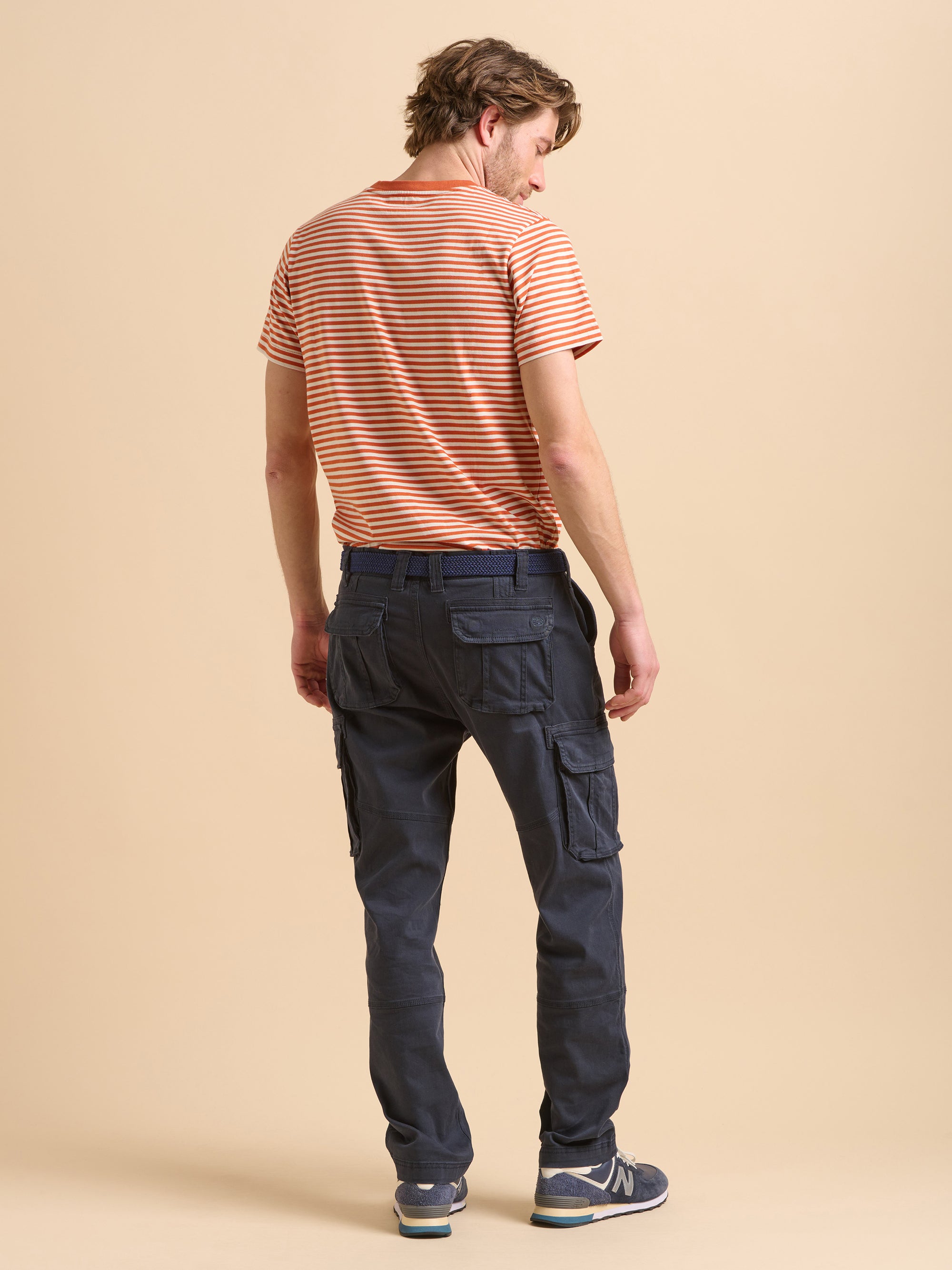 Navy Cargo Trousers