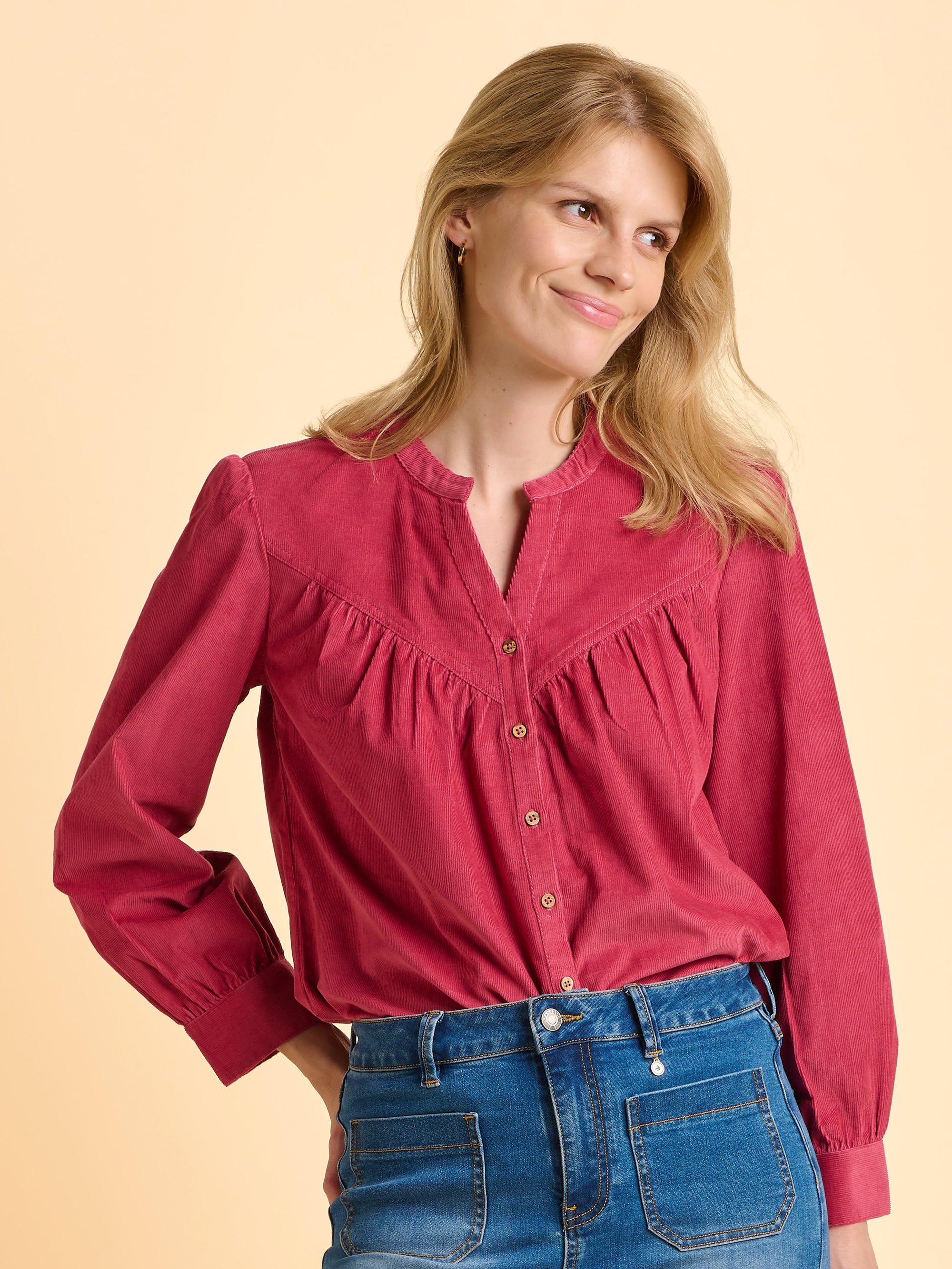 Lindsay Cord Blouse