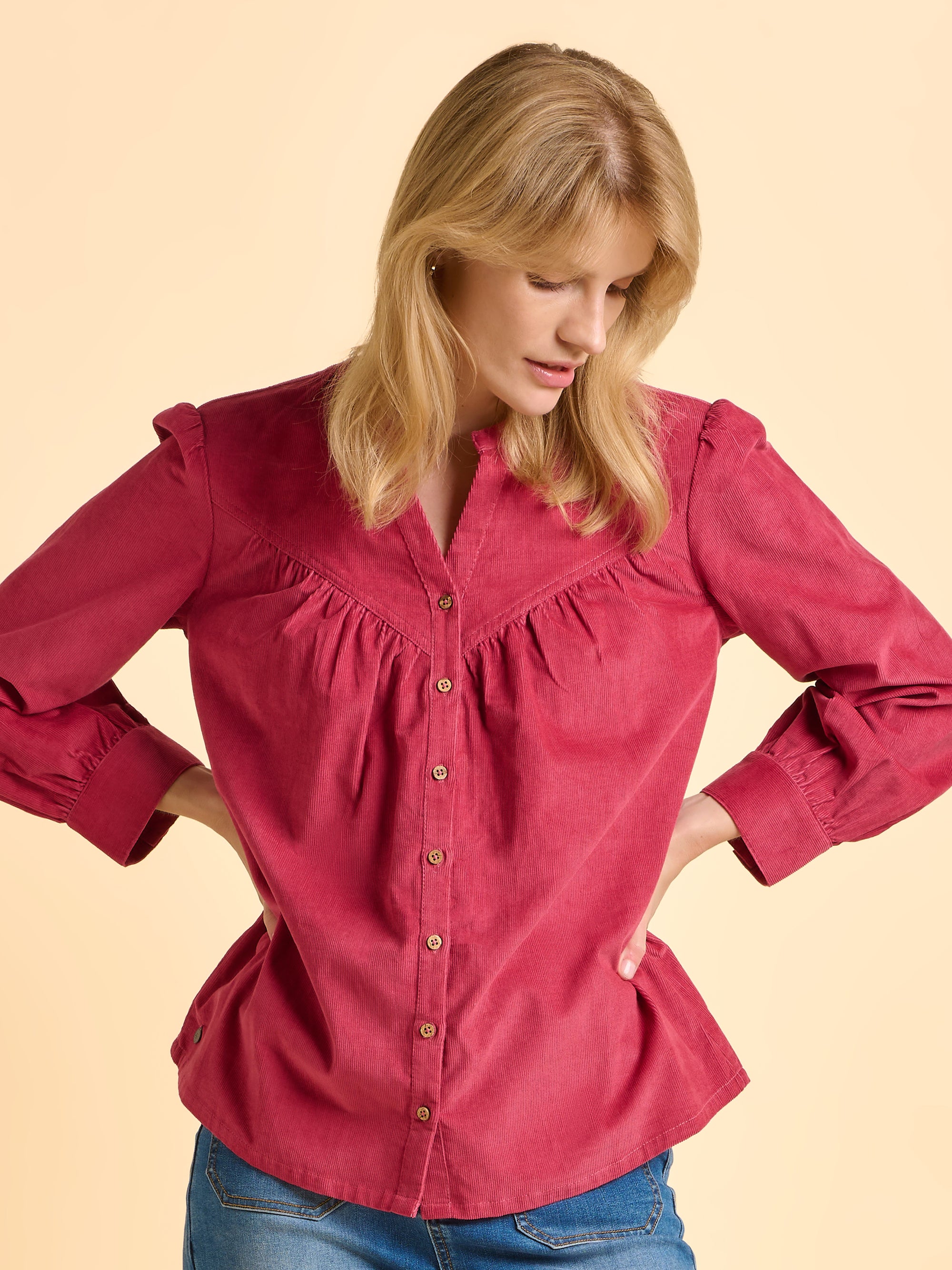 Lindsay Cord Blouse