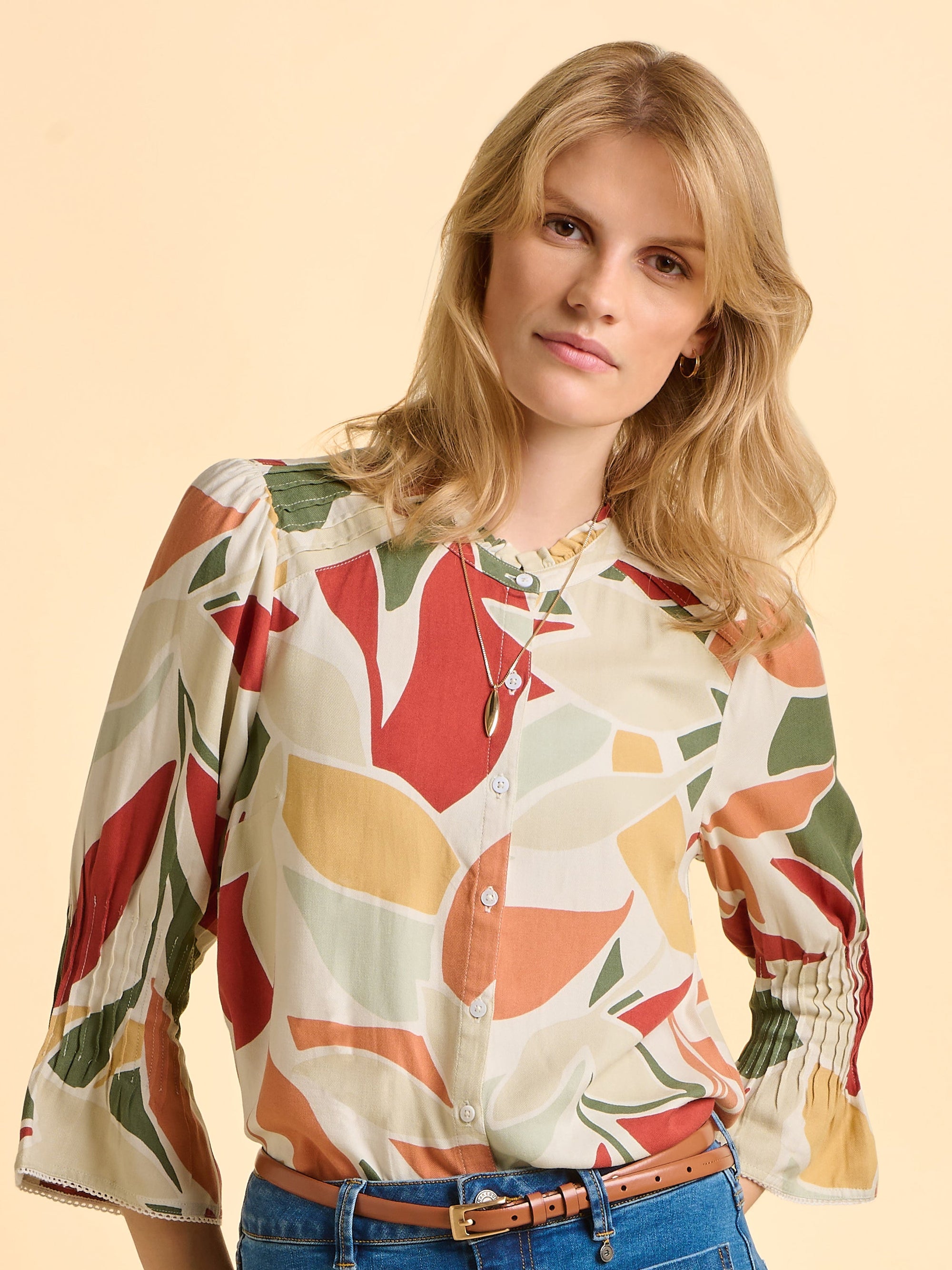 Elva Cream Blouse
