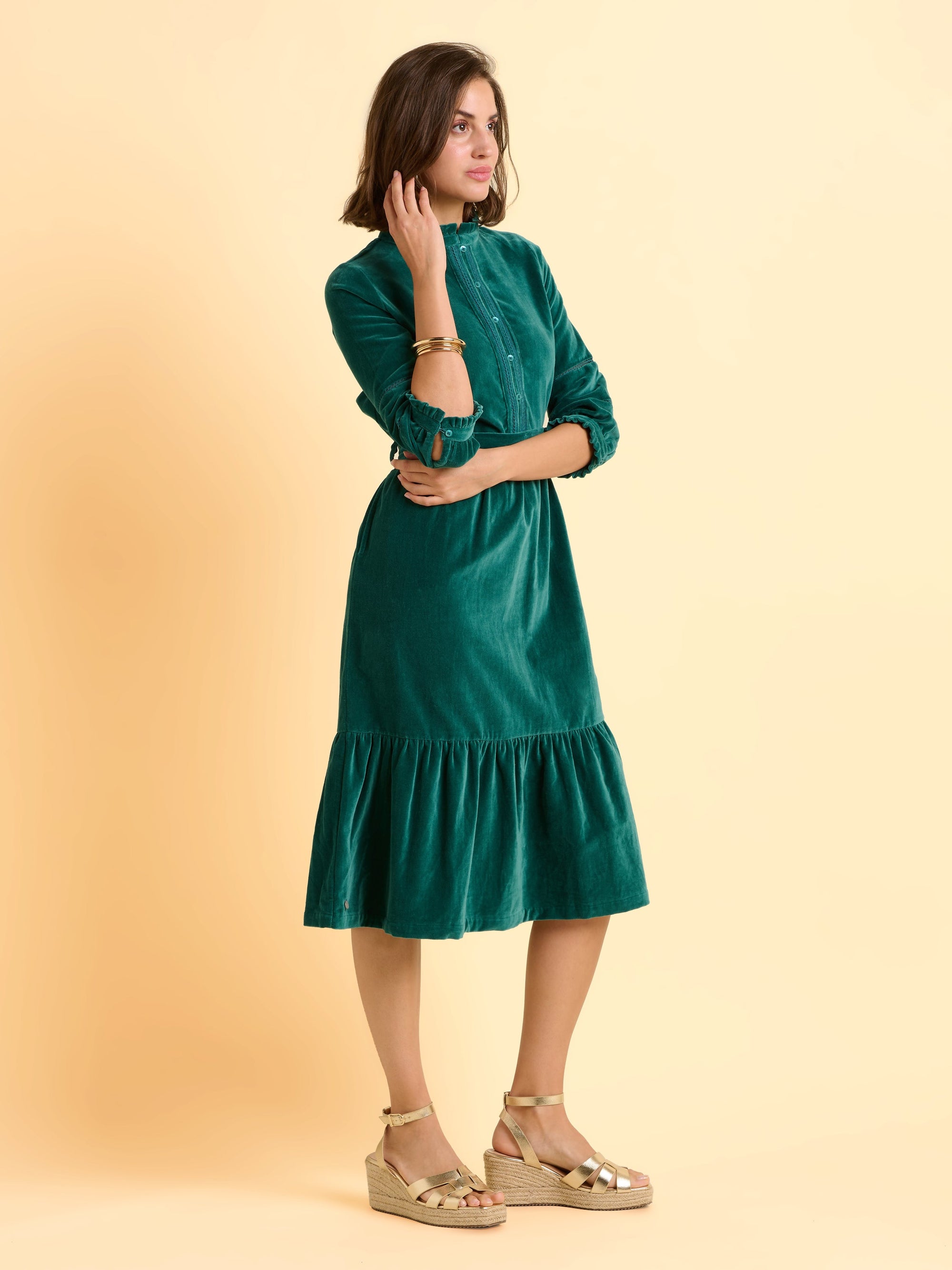 Starry Velvet Dress