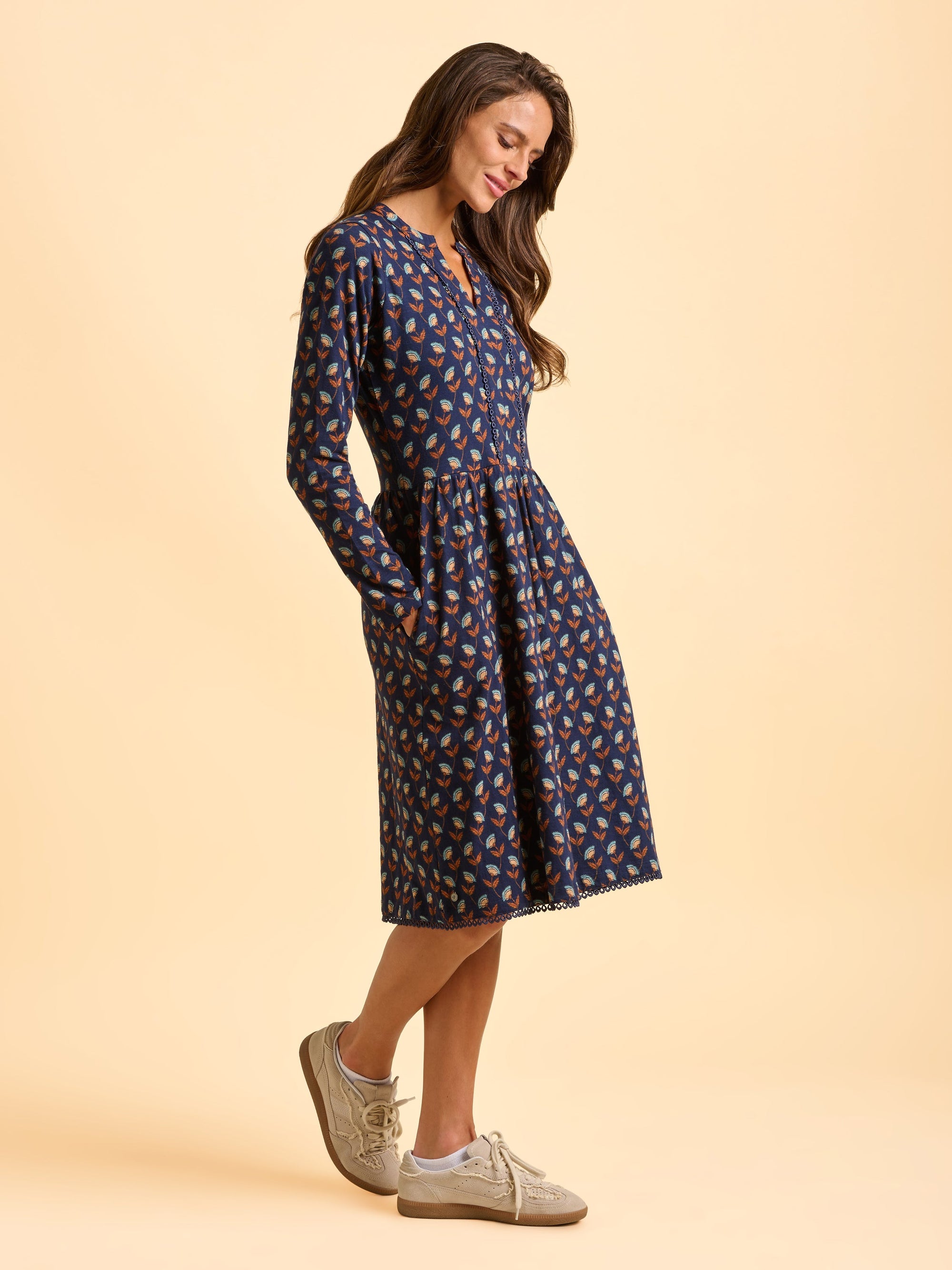 Rowan Navy Dress