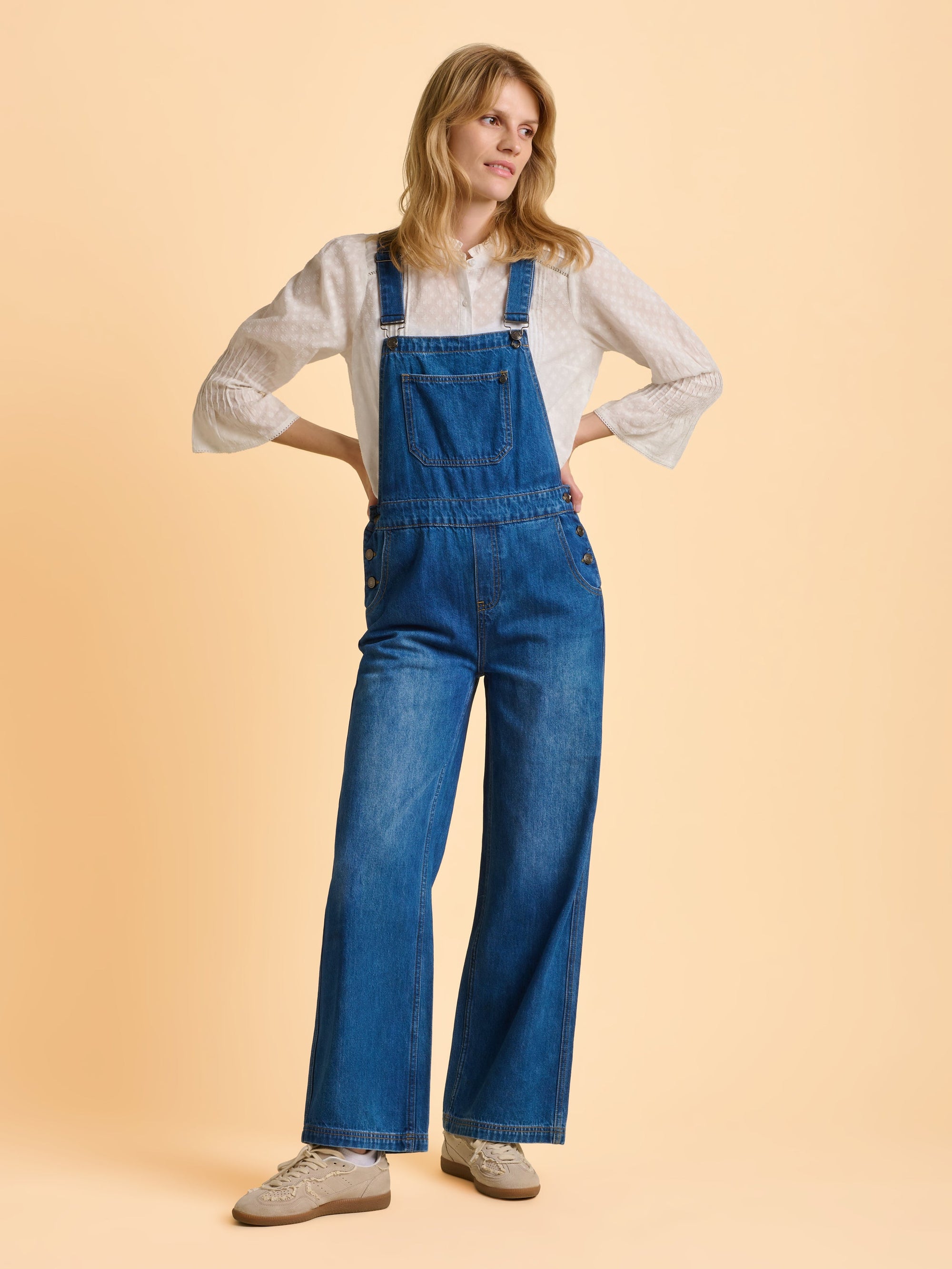Leia Denim Dungarees