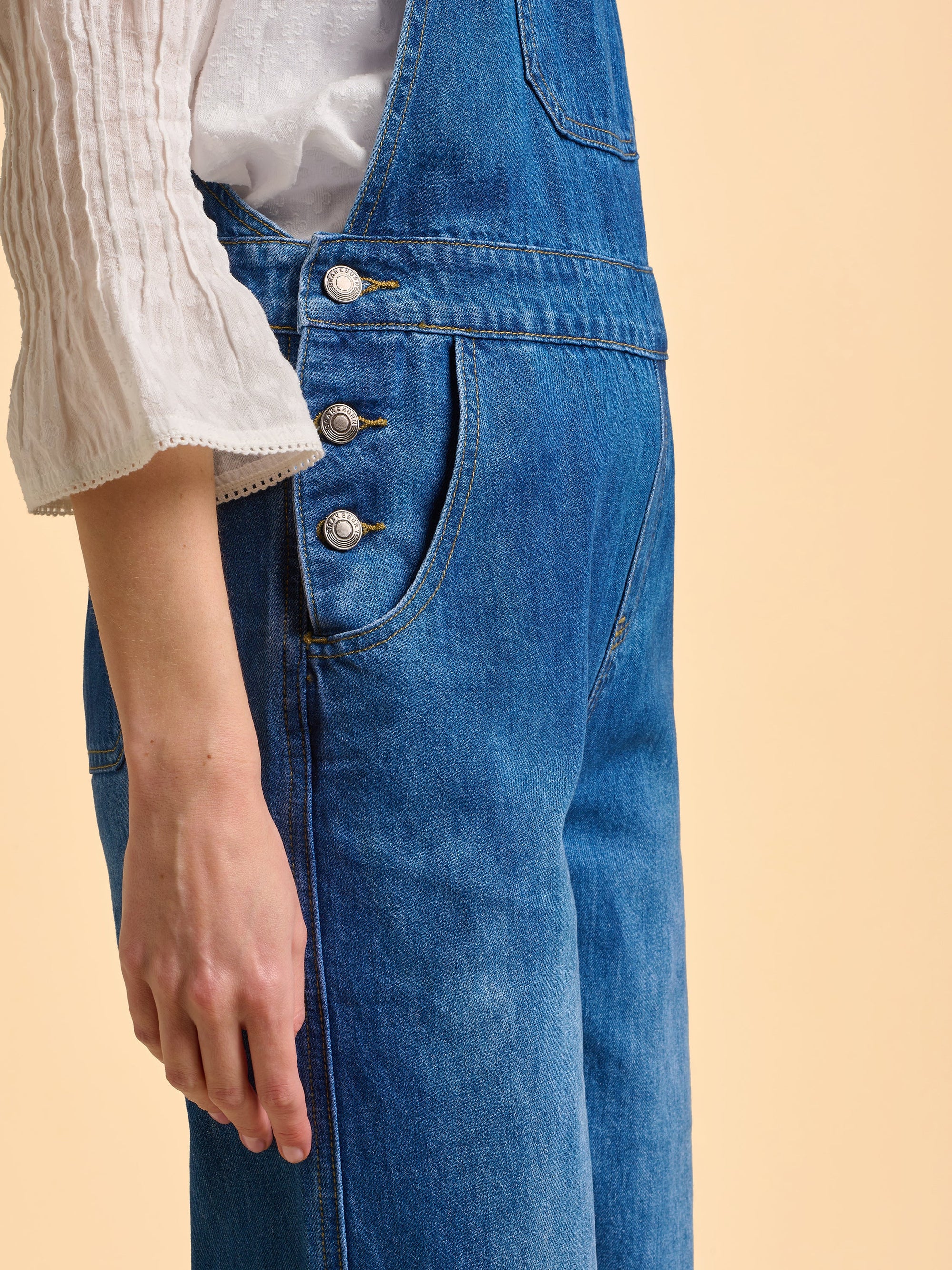 Leia Denim Dungarees