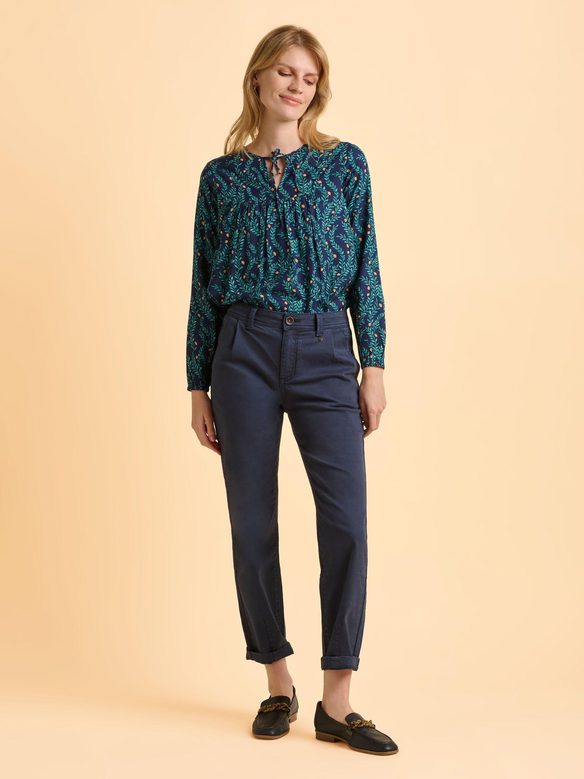 Navy Blake Trouser