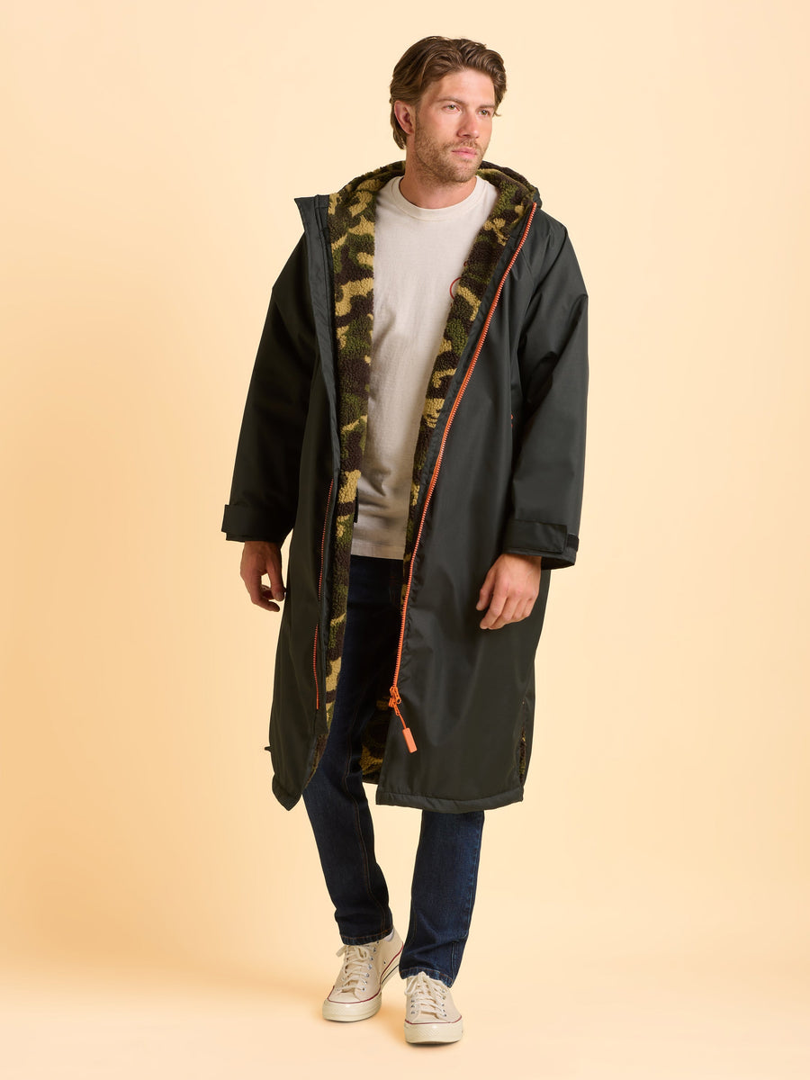 【新品未開封】TFW49 REVERSIBLE ASKIN PARKA BK Men's waterproof hiking parka -20°C, NH900 Feather - Blue | Decathlon