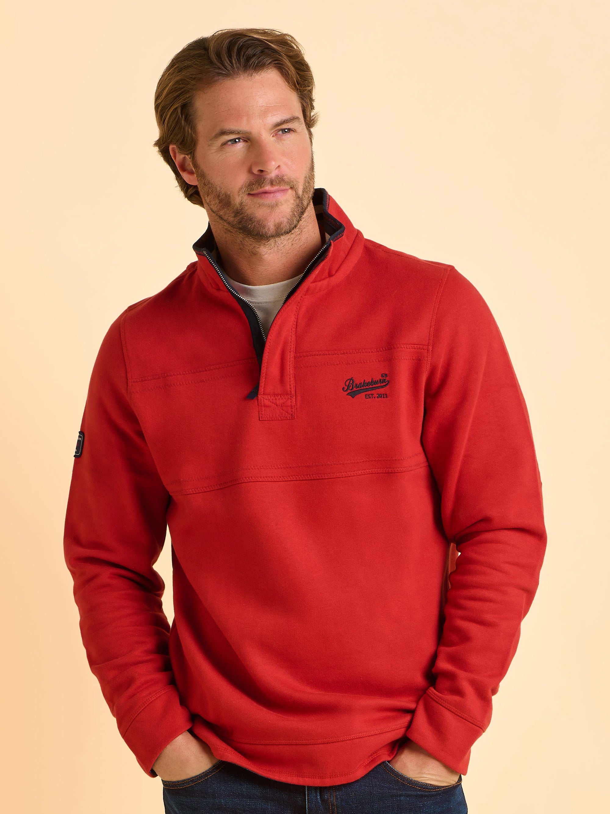 Worbarrow Quarter Zip Sweatshirt