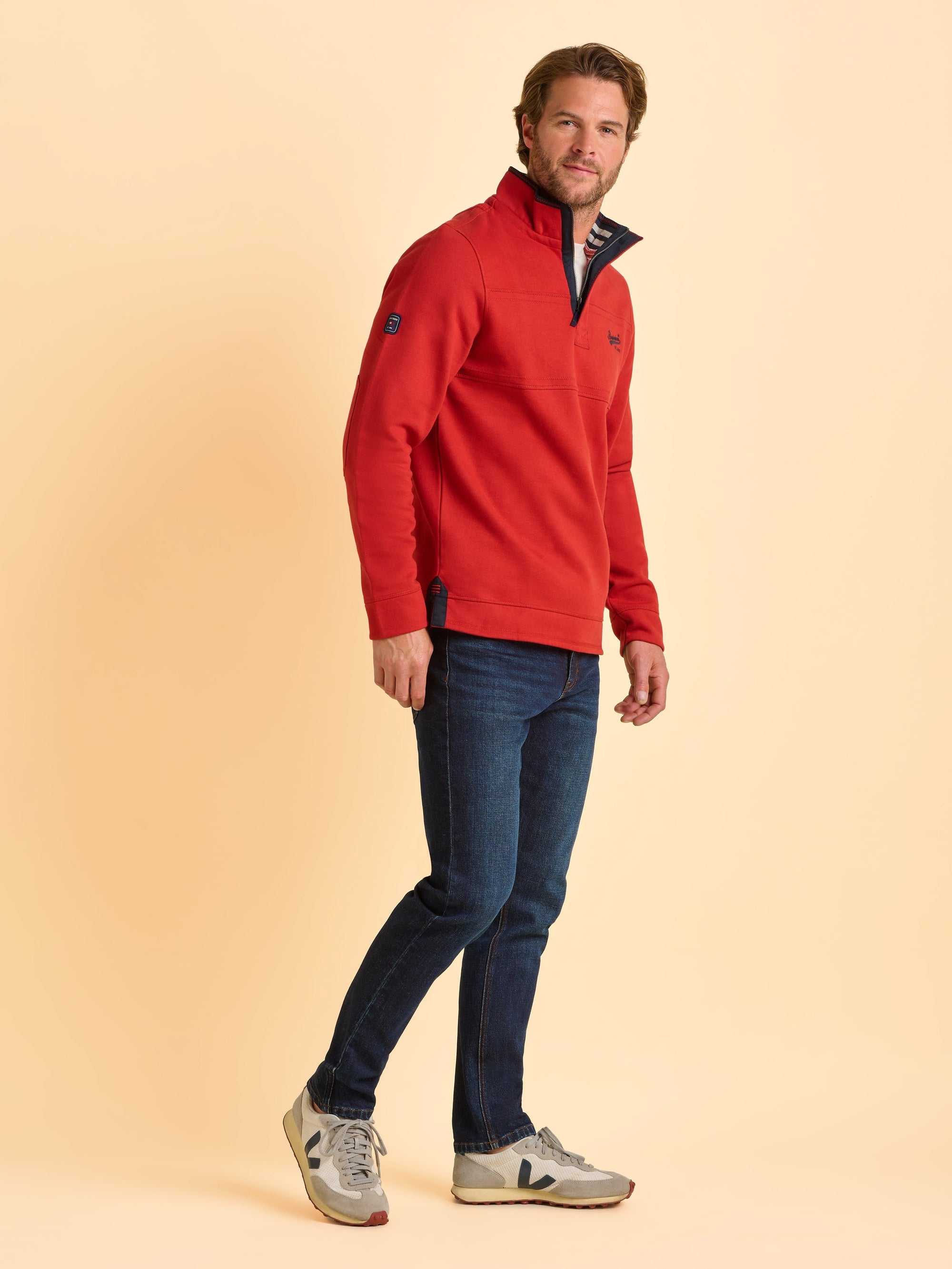 Worbarrow Quarter Zip Sweatshirt