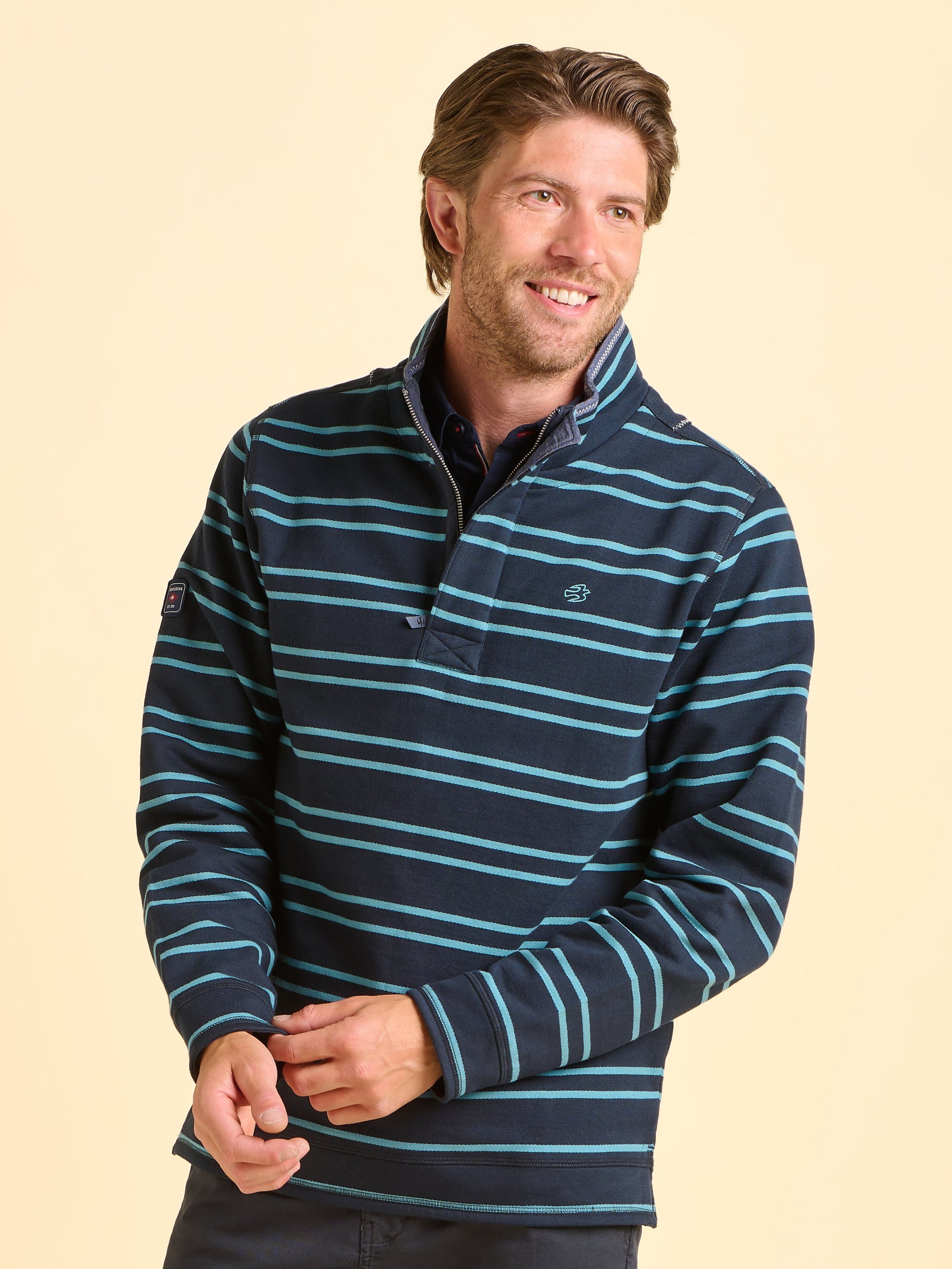 Mudeford Quarter Zip Sweatshirt