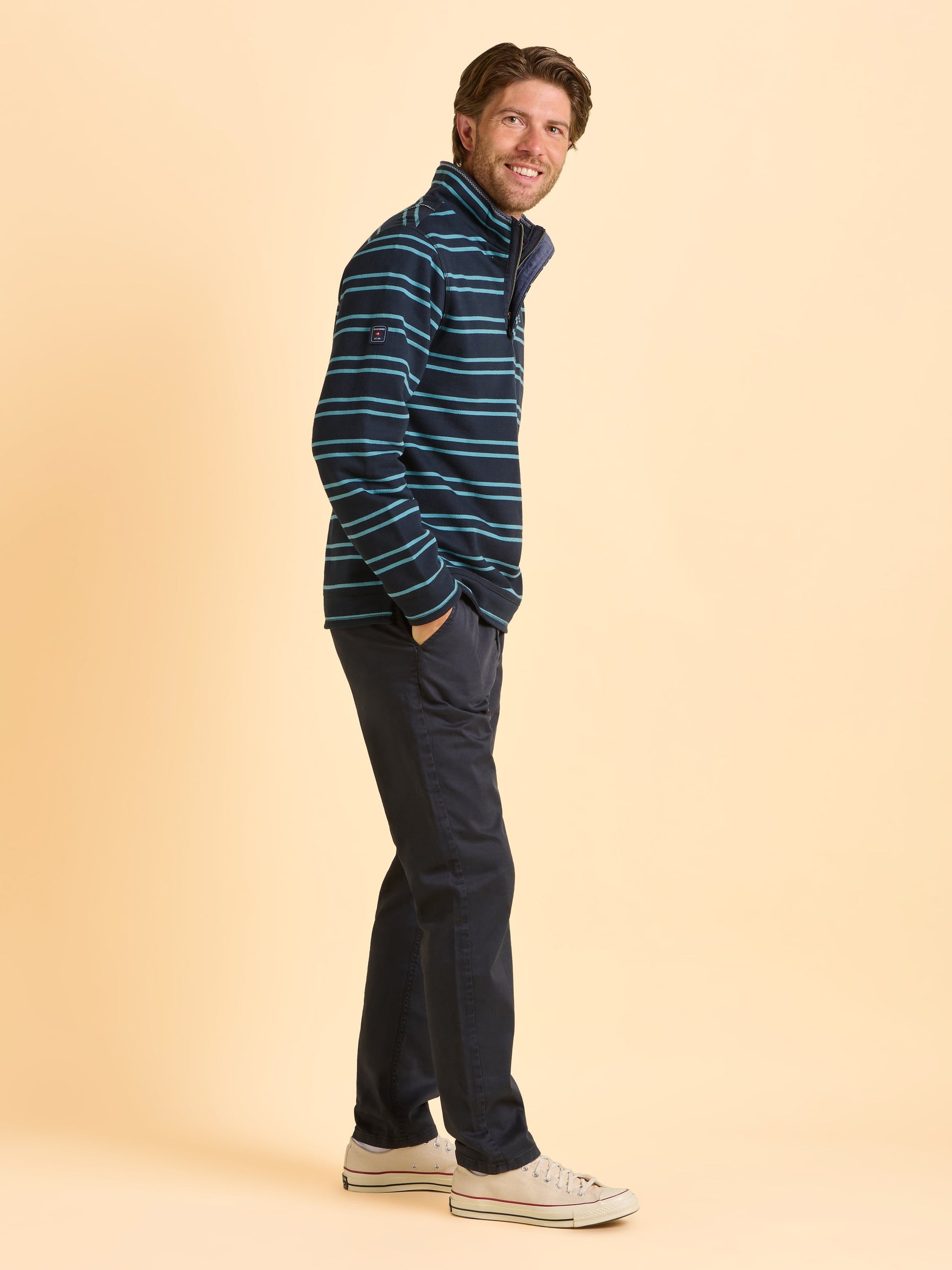 Mudeford Quarter Zip Sweatshirt