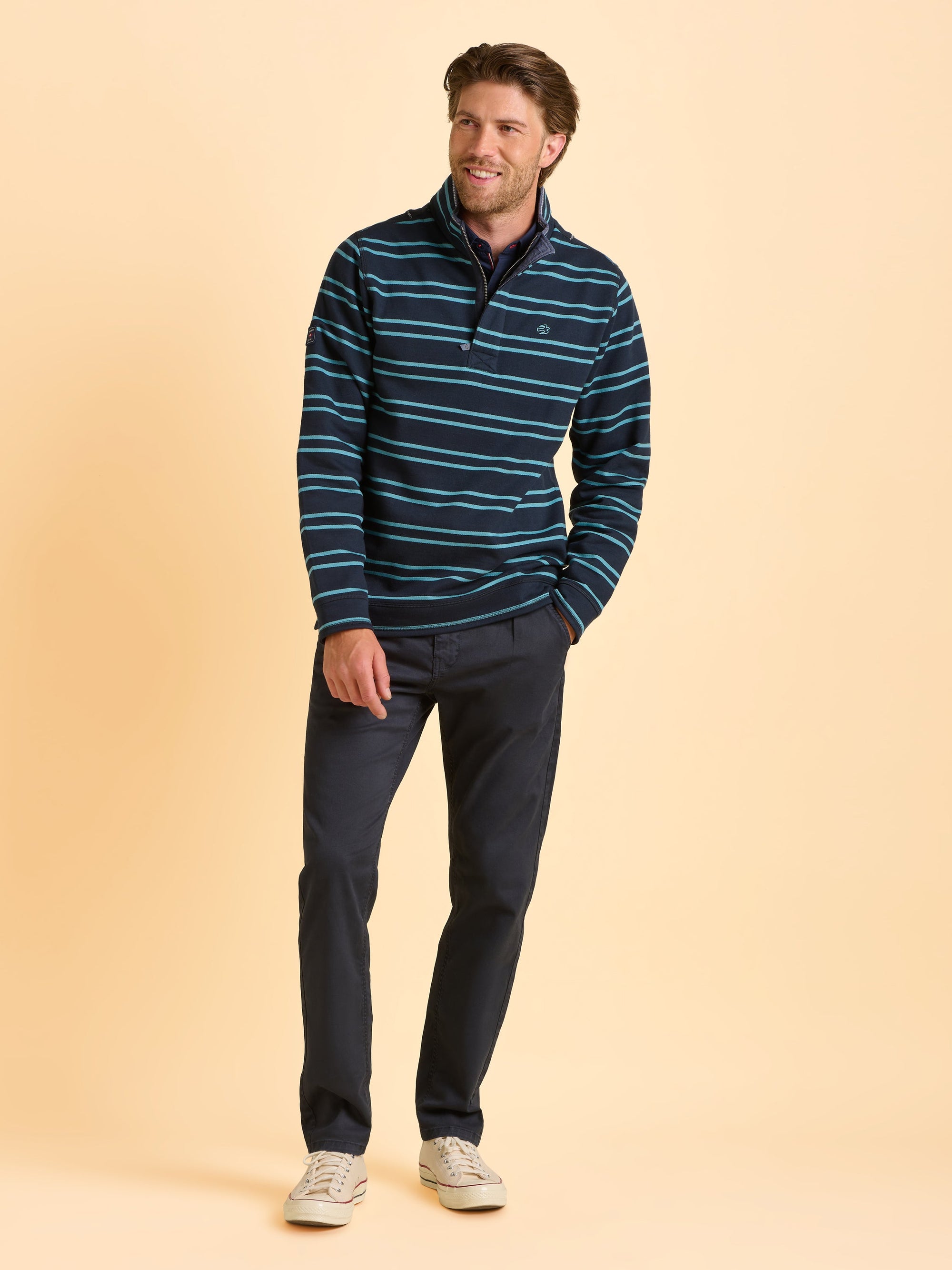 Mudeford Quarter Zip Sweatshirt