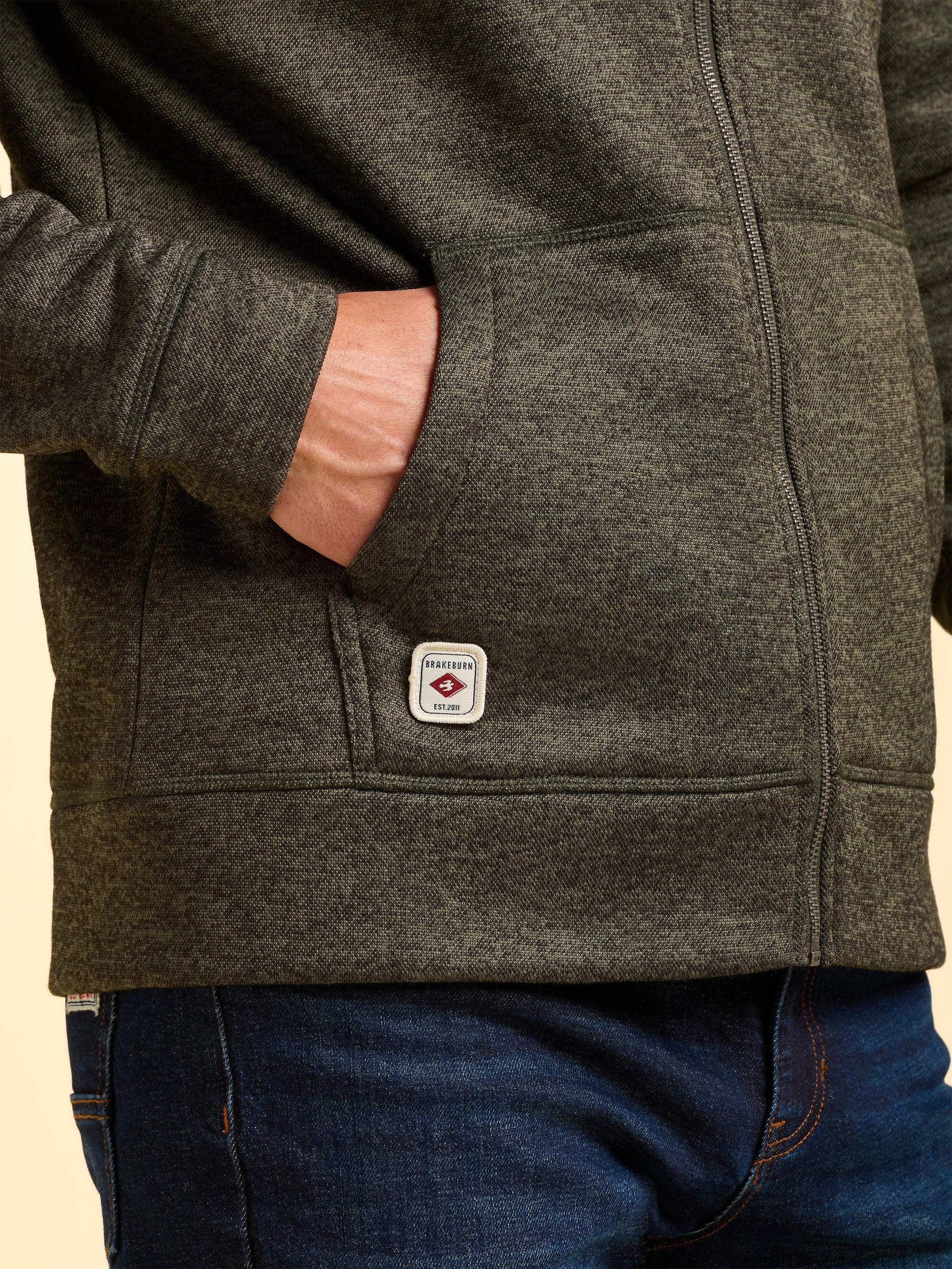 Hengistbury Zip Through Hoodie