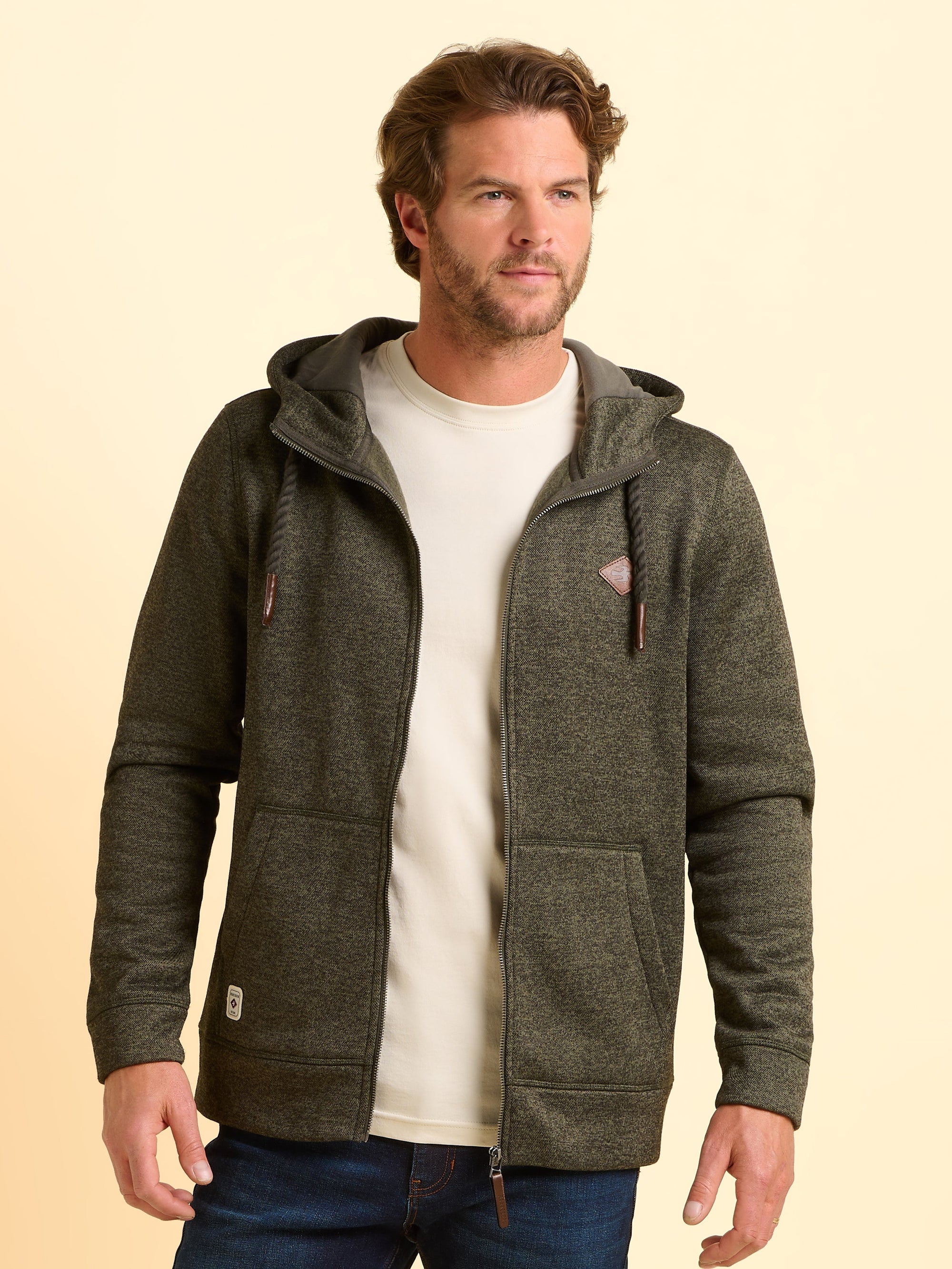 Hengistbury Zip Through Hoodie