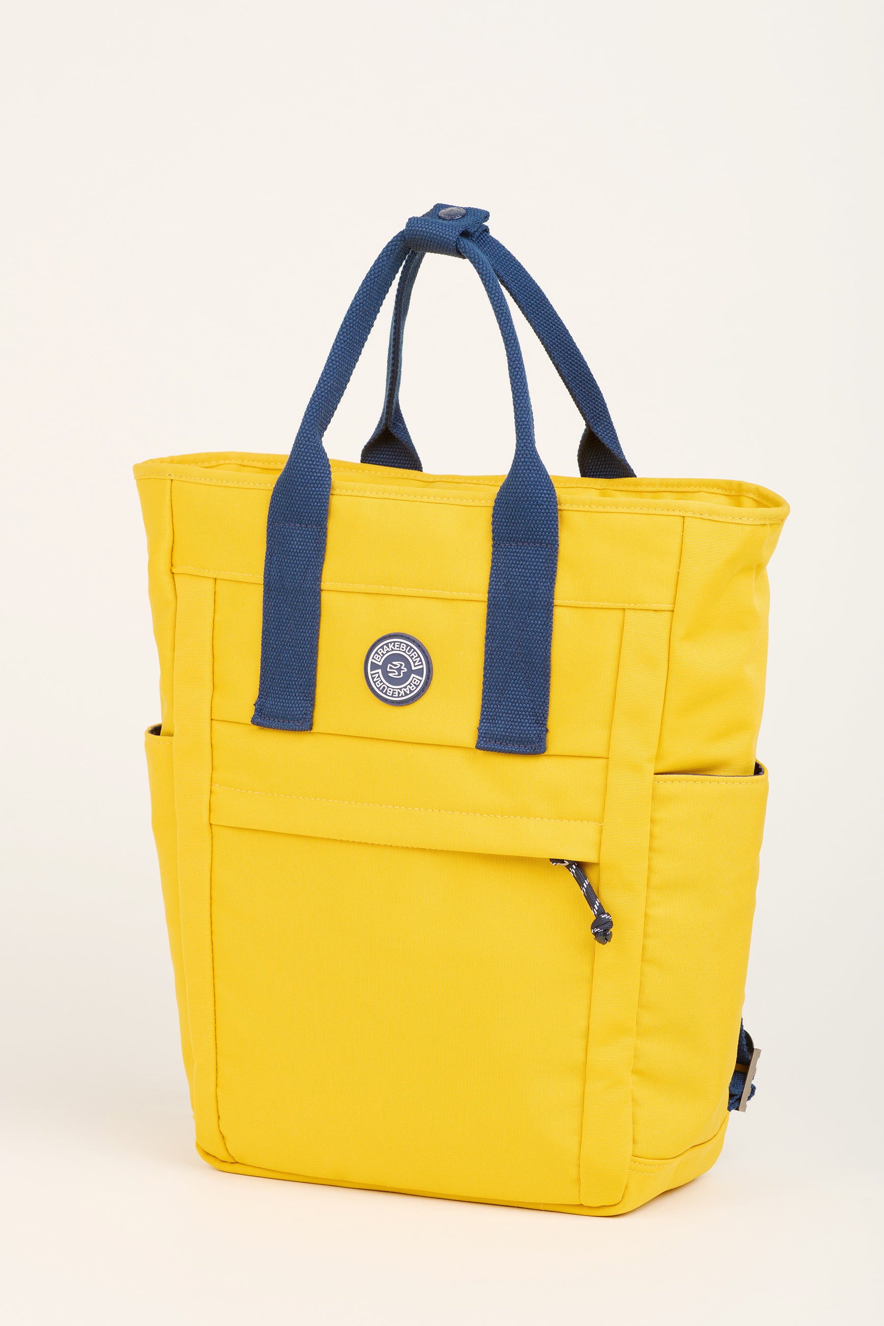 Yellow And Navy Tote Backpack
