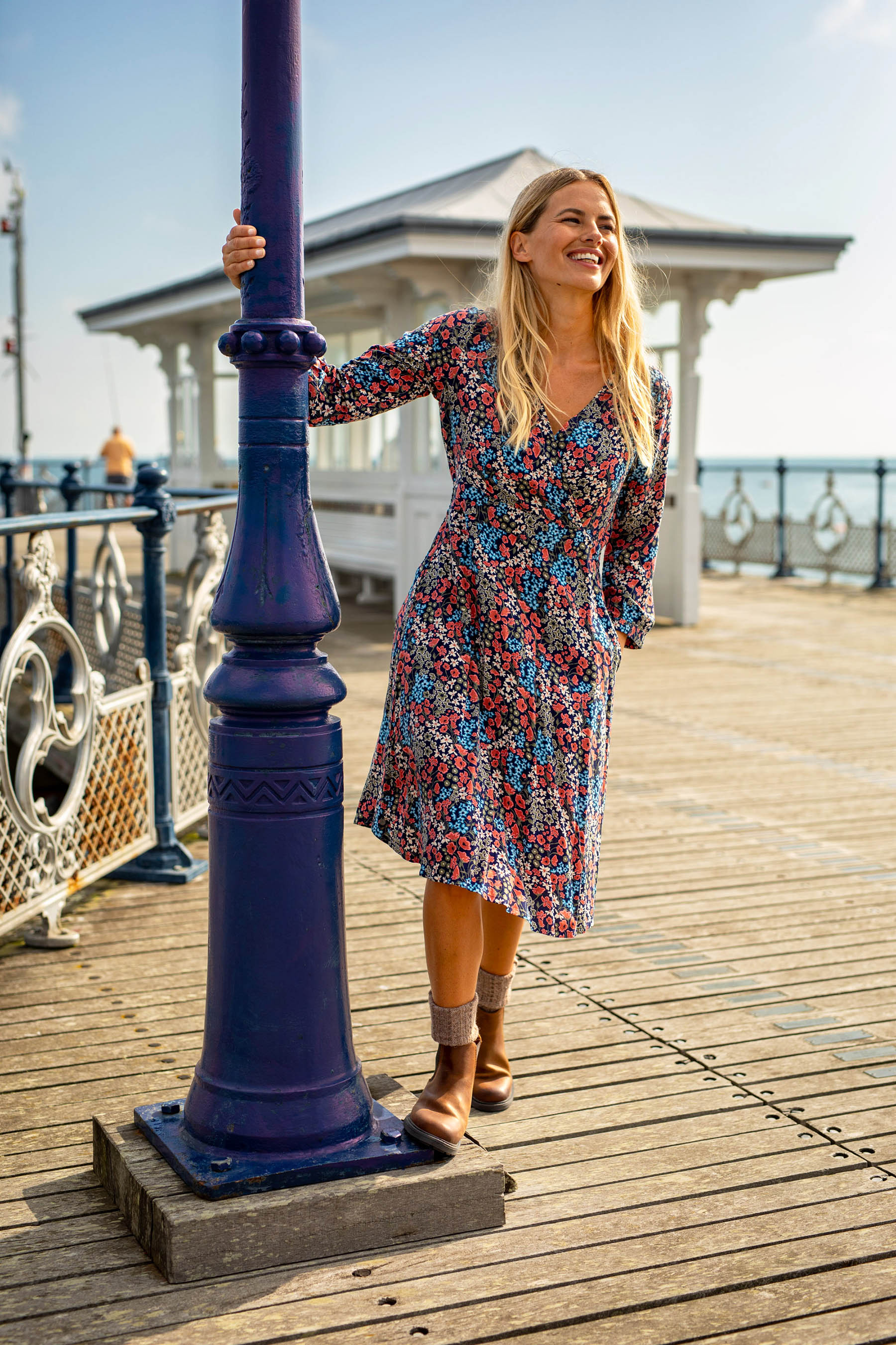 Floral Print Regan Wrap Dress | Brakeburn Floral Print Regan Wrap Dress | Brakeburn