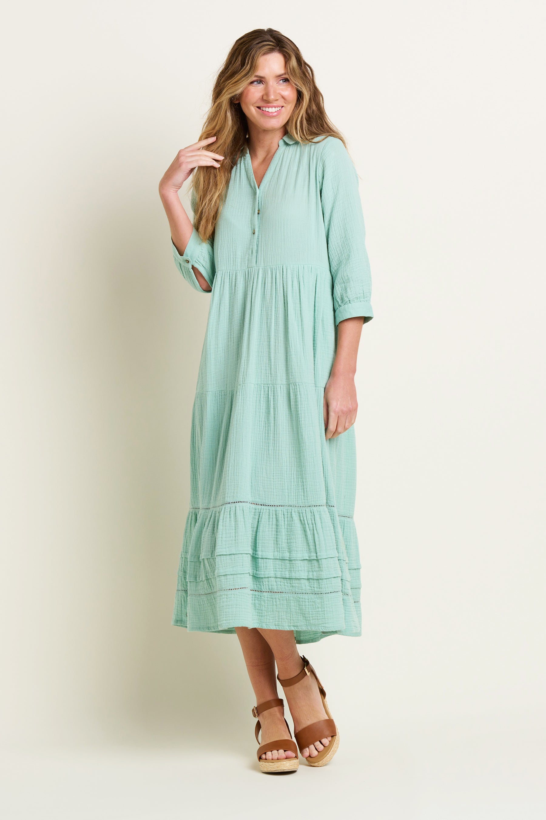Green Erica Maxi Dress