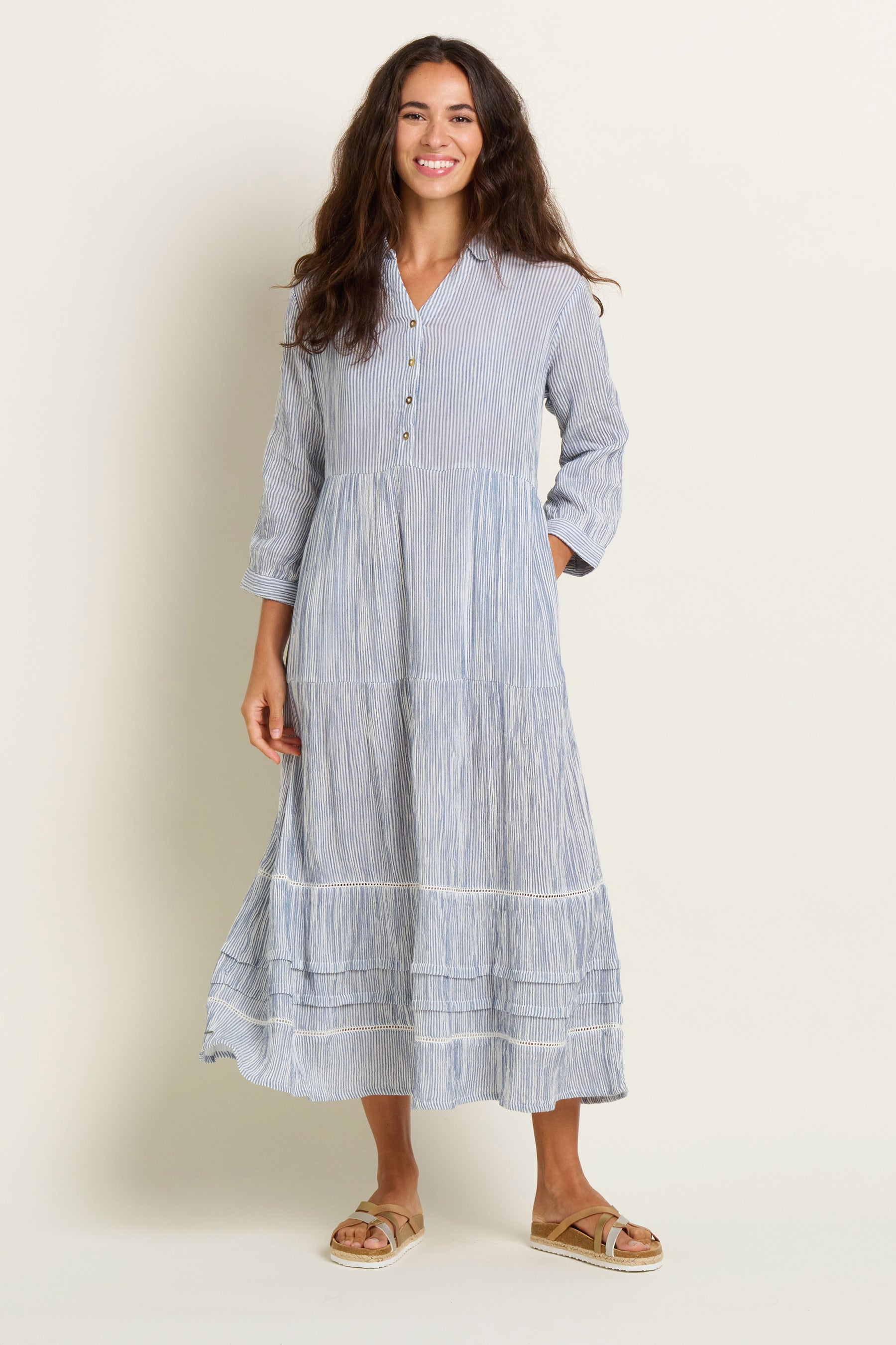 Stripe Erica Maxi Dress