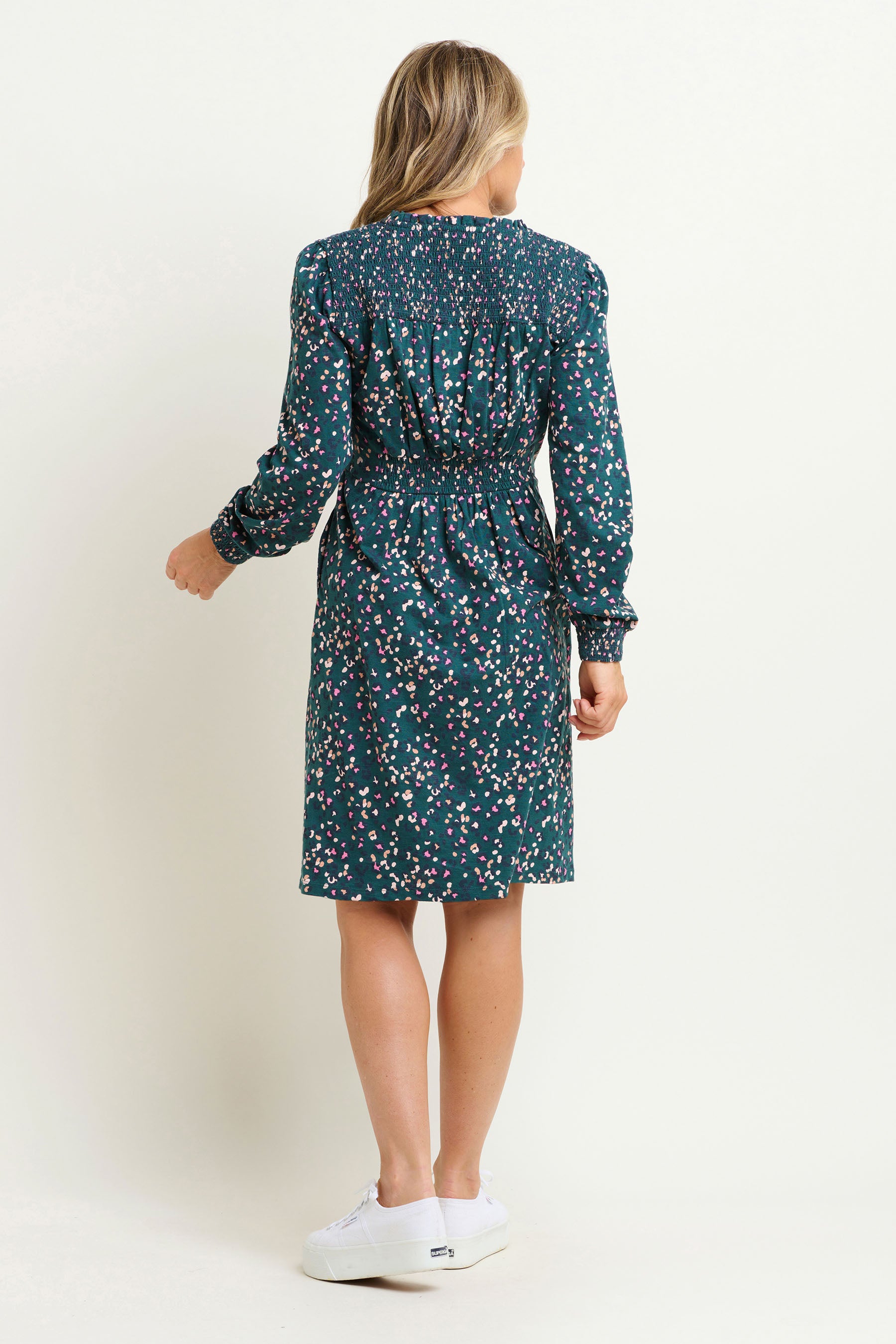 Teal Leopard Spot Dress | Brakeburn Teal Leopard Spot Dress | Brakeburn