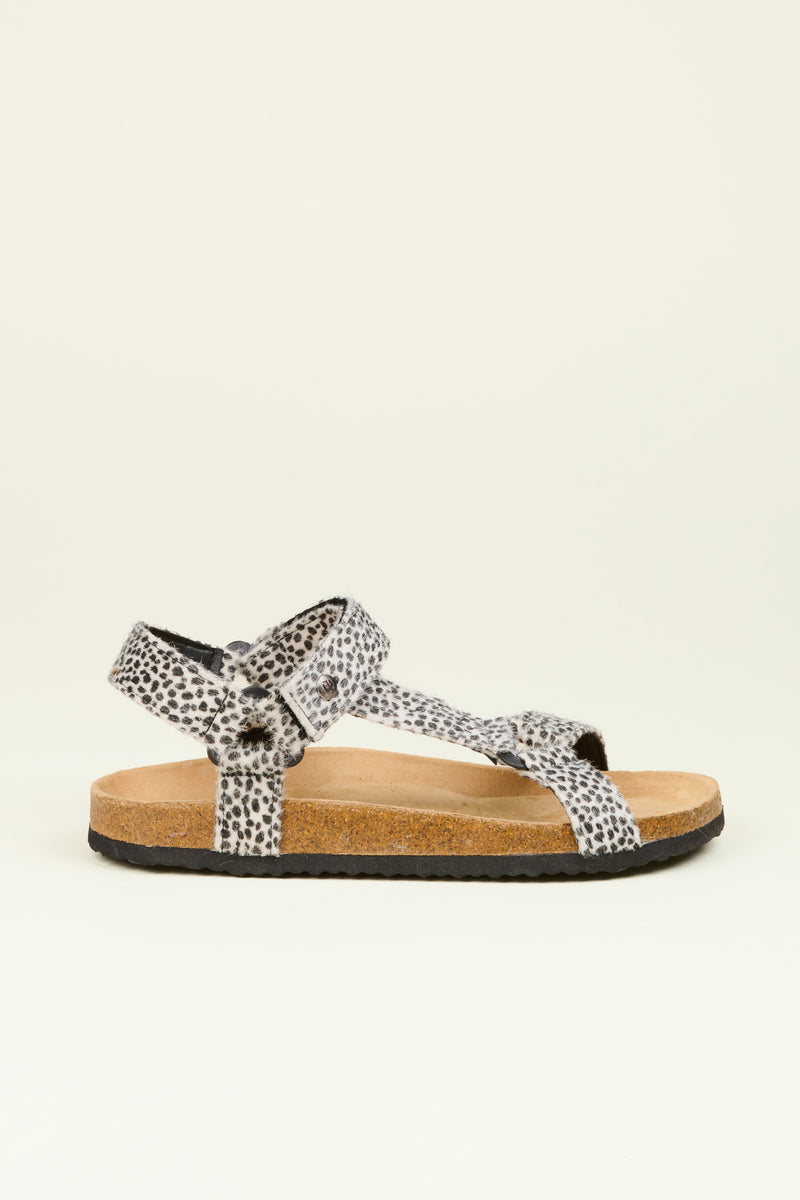 Leopard Strap Sandal