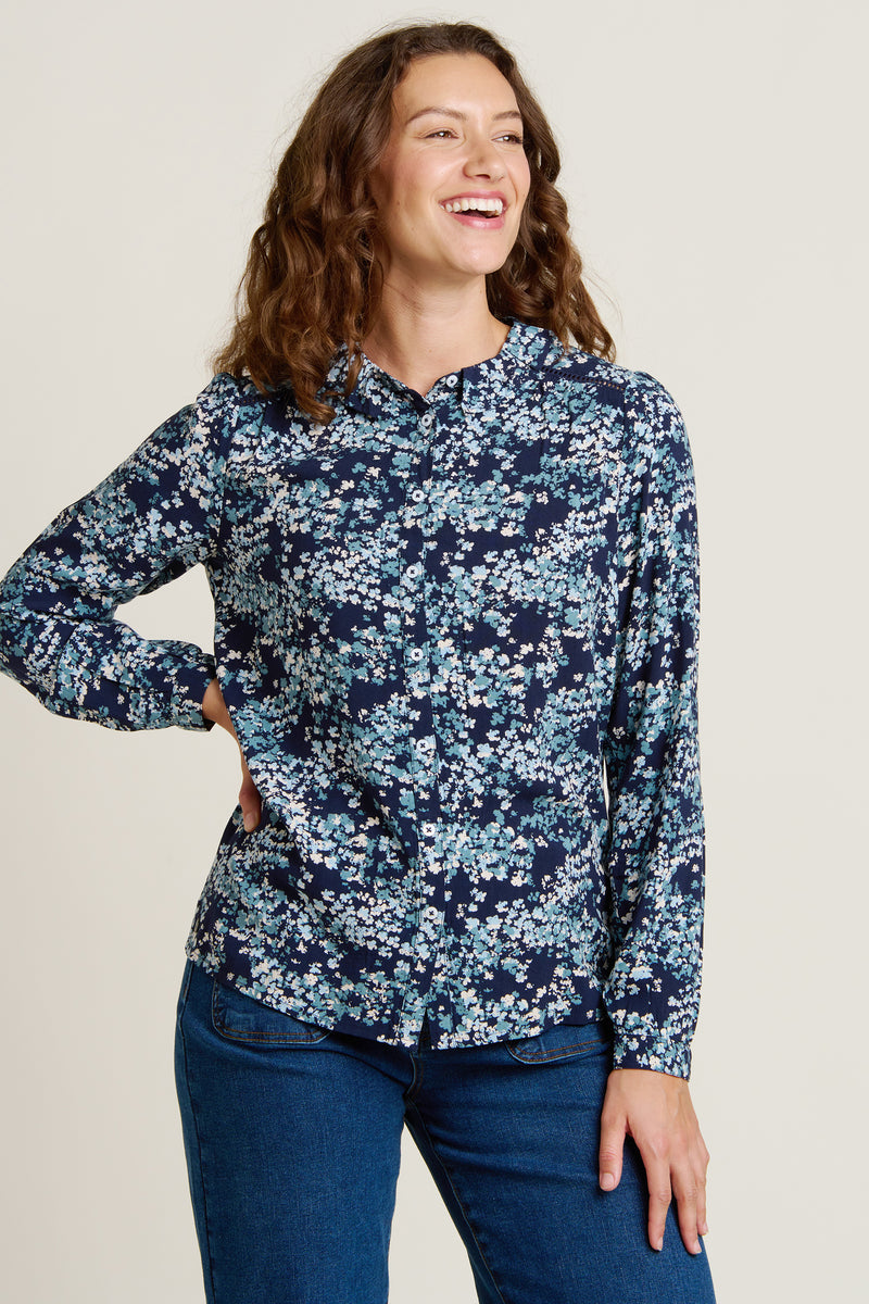 Women's Blue Jasmine Blouse | Brakeburn