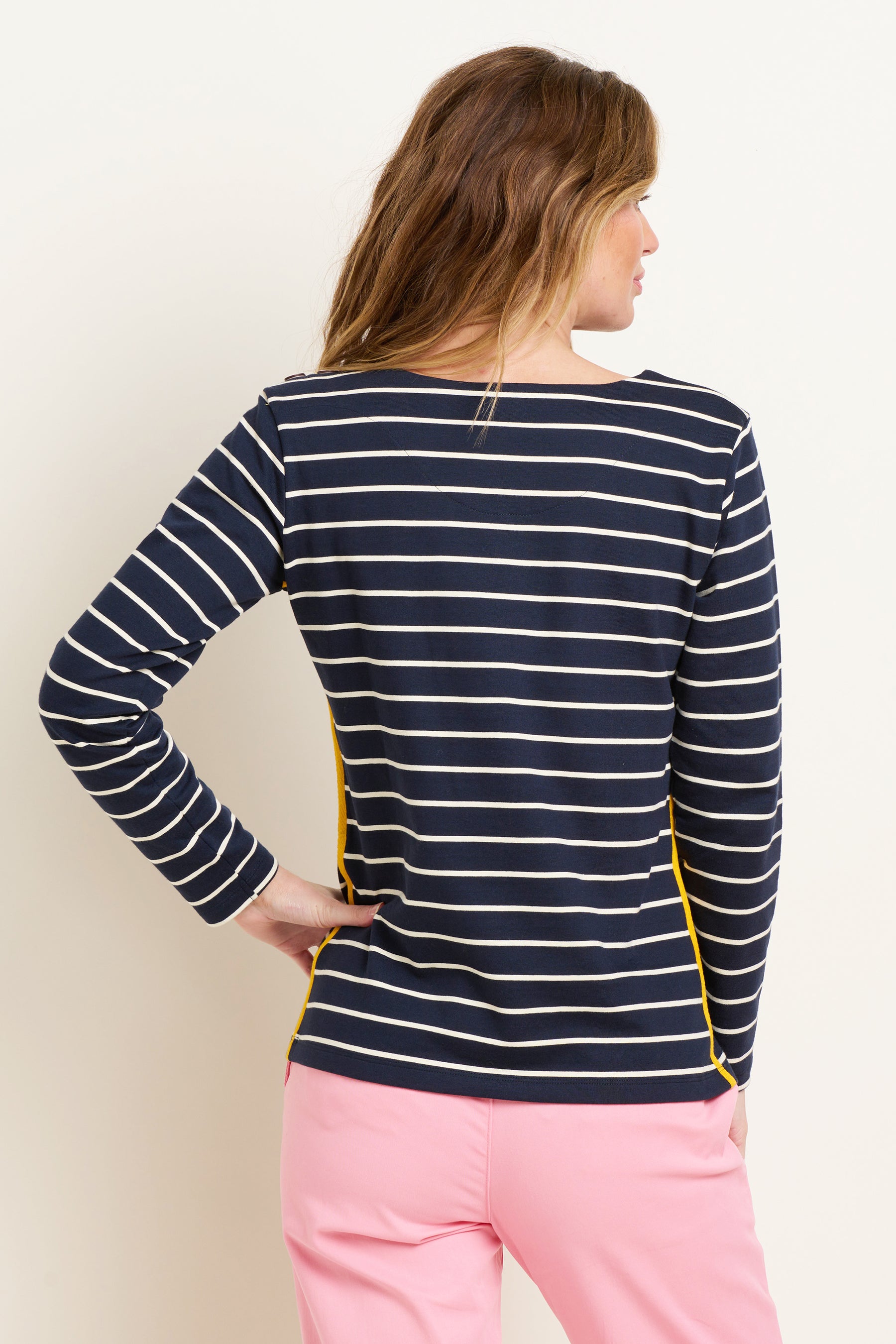 Navy Bella Crew Sweatshirt