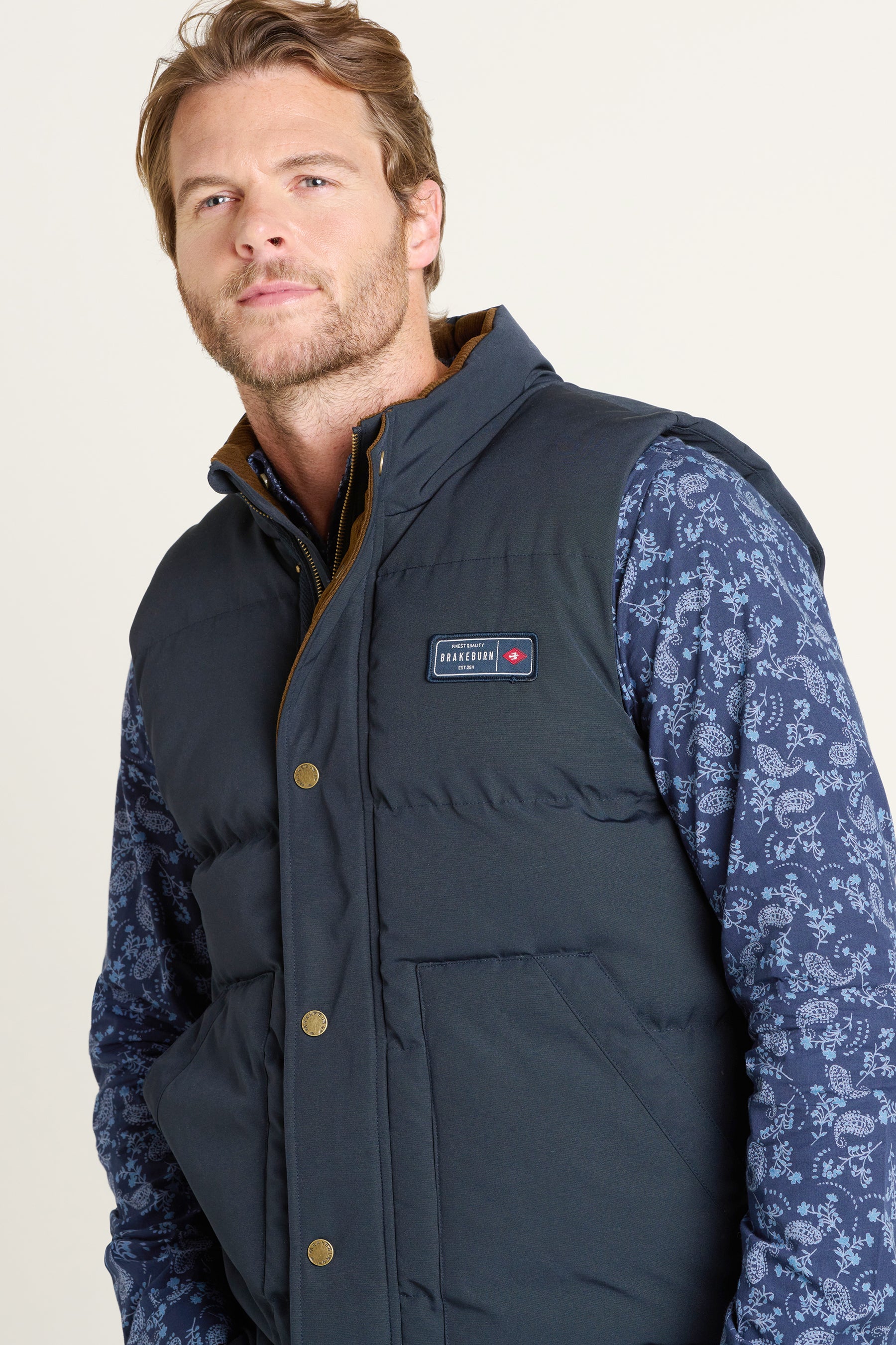 Navy Gilet