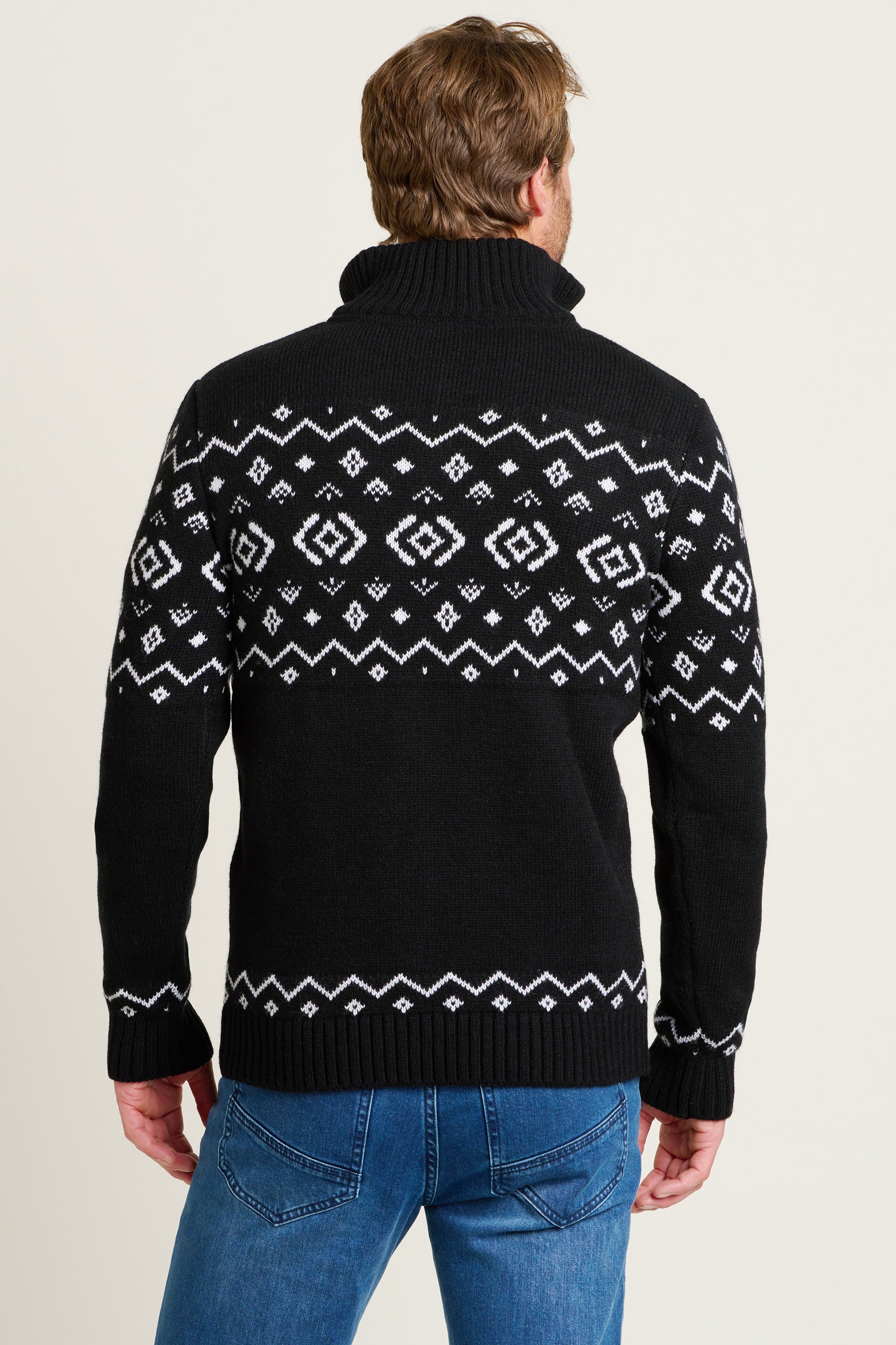 Fairisle Quarter Zip Jumper