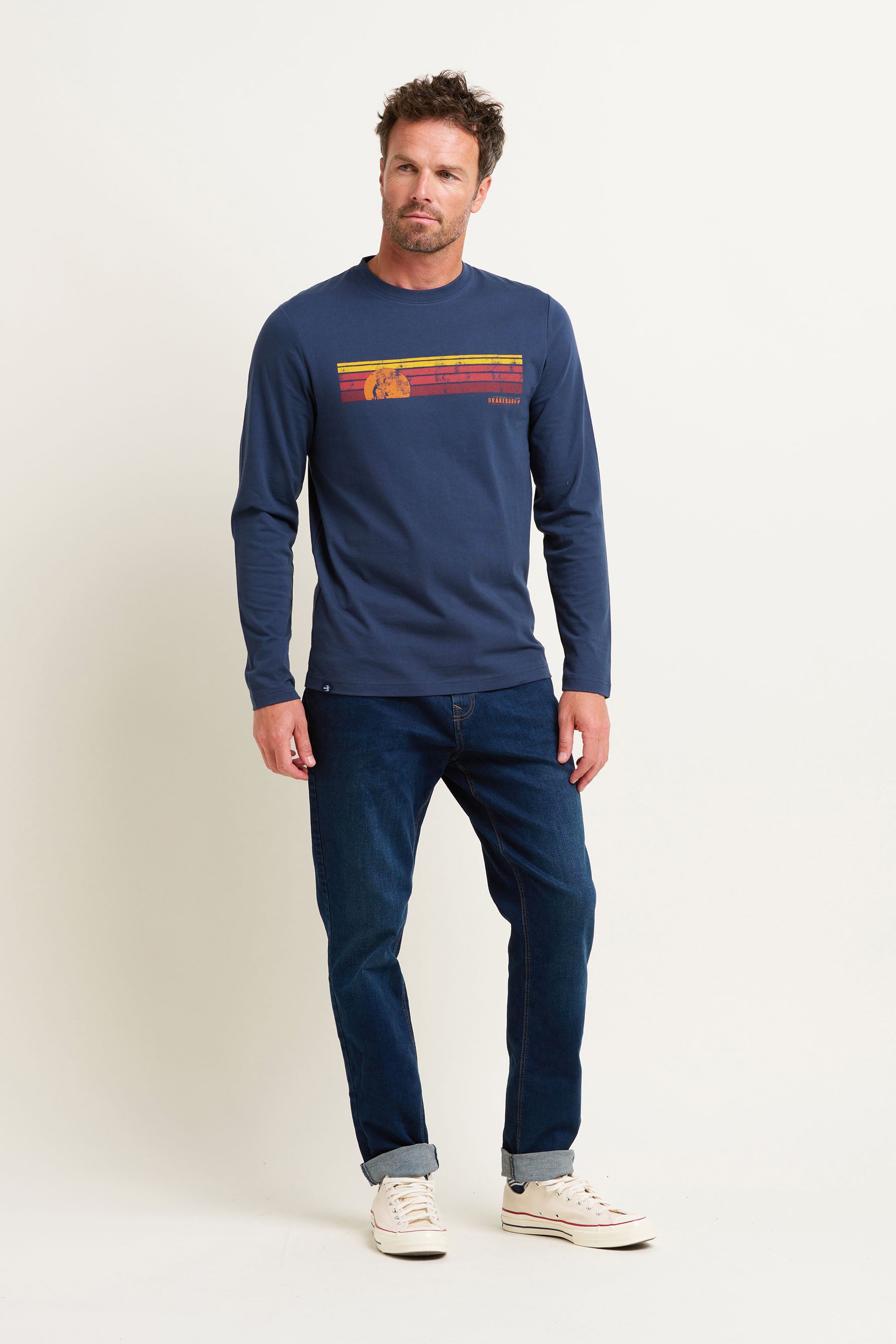 Sunset Stripe Long Sleeve Tee