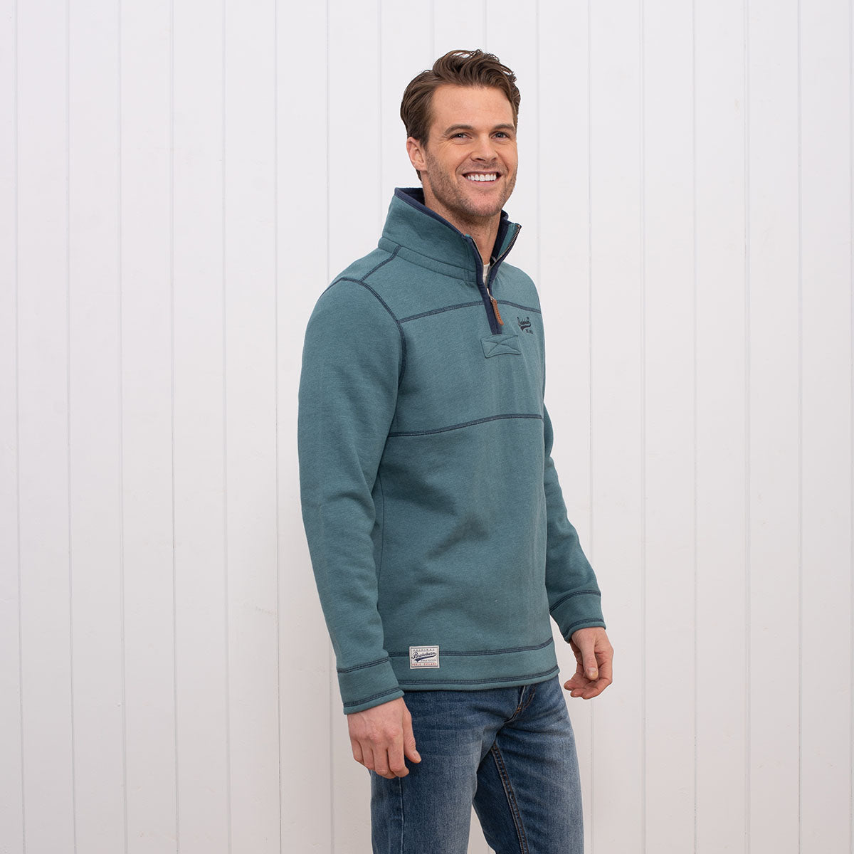 Zip Neck Sweat