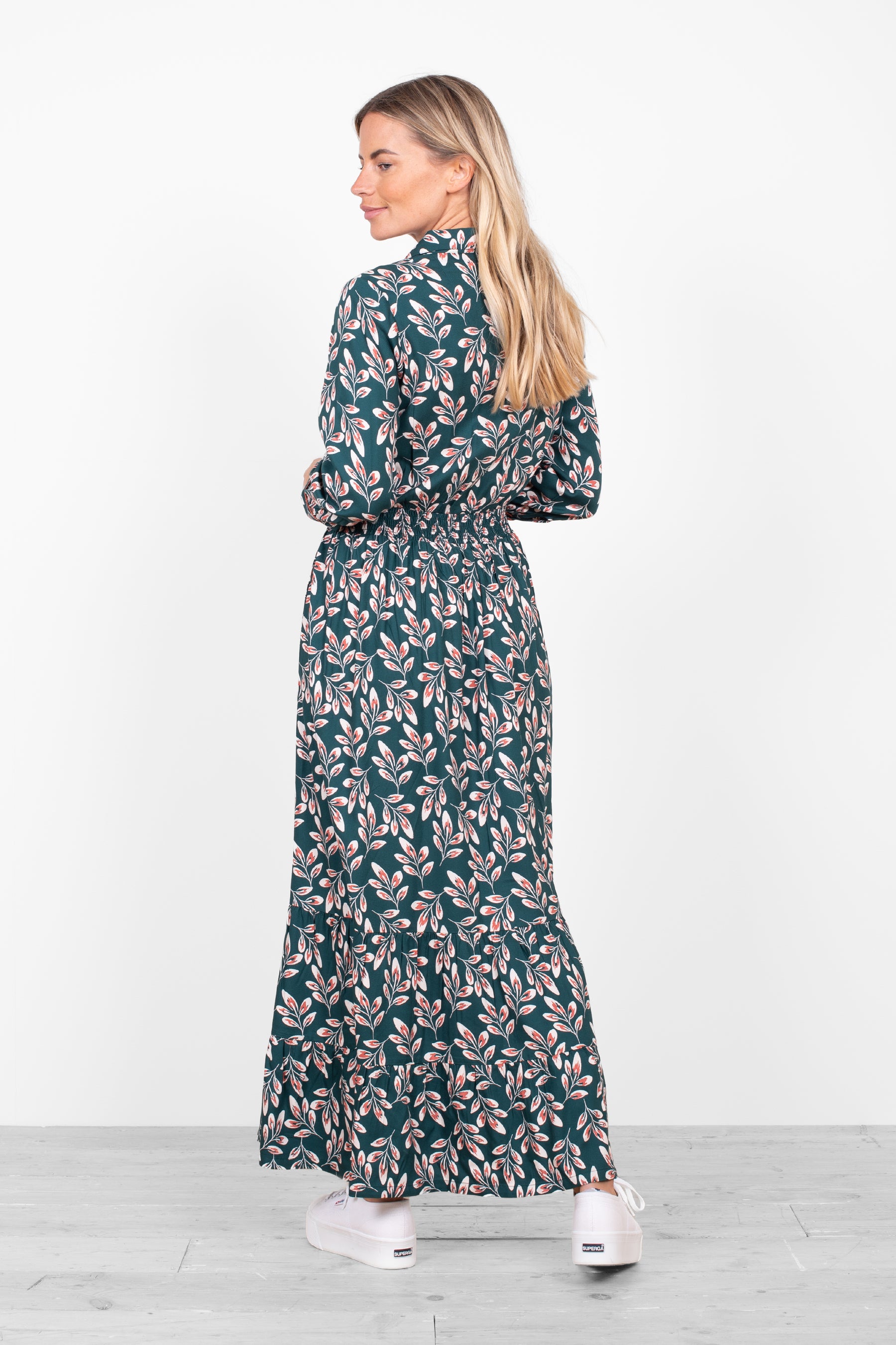 Autumn Breeze Shirt Dress