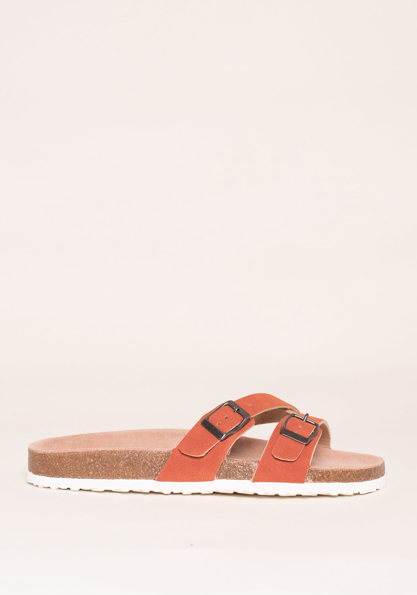 Orange Multi Strap Sandals